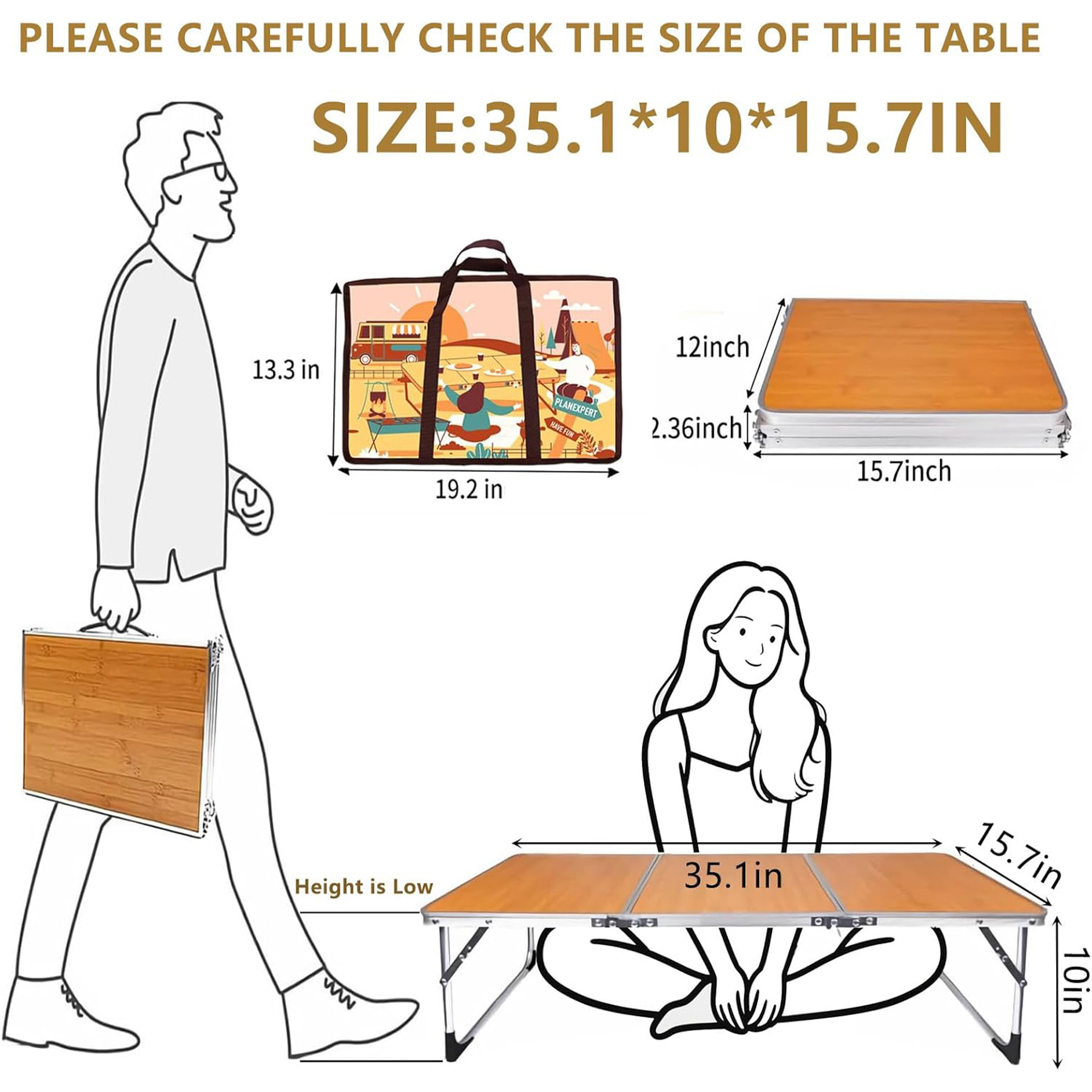Outdoor Camping Folding Table 8
