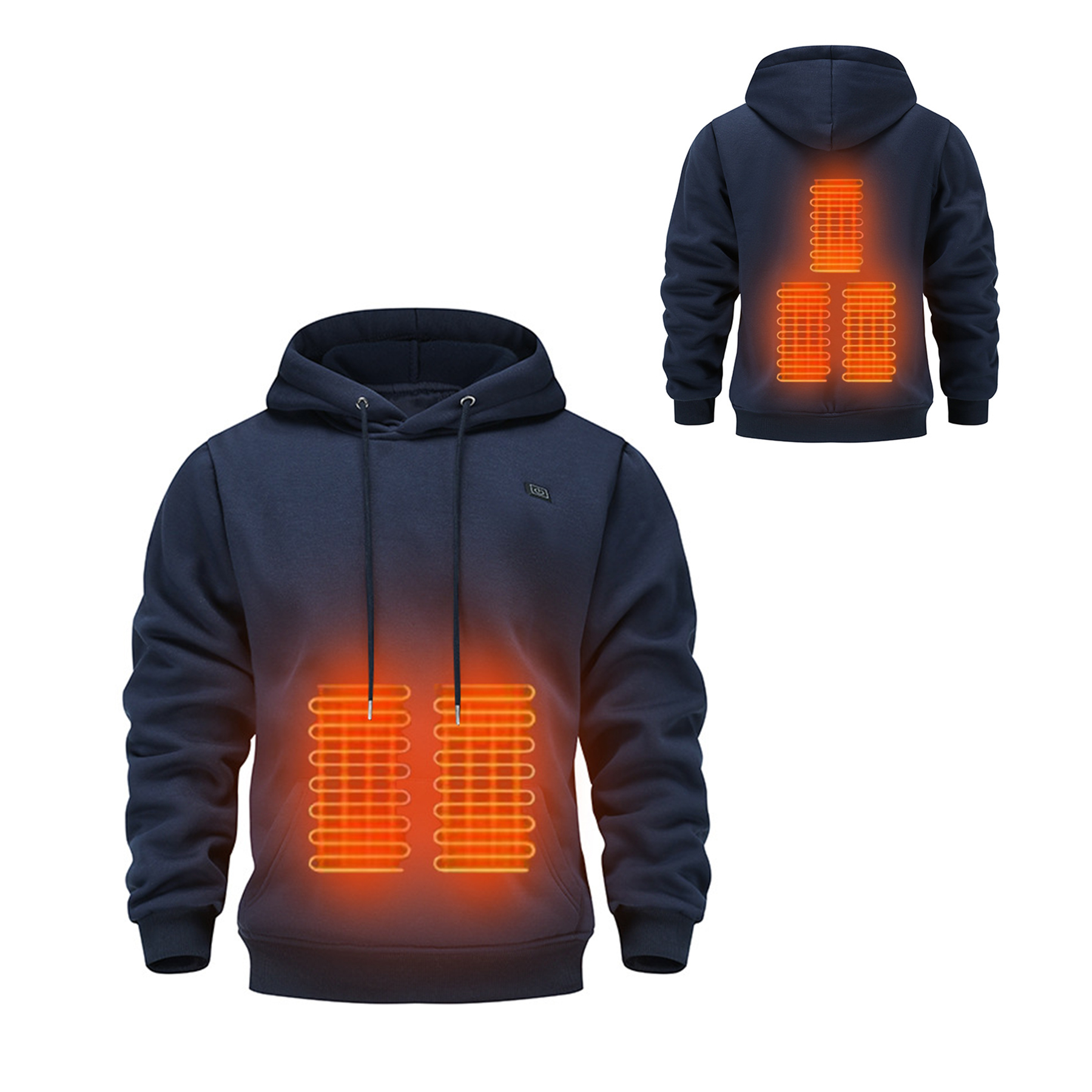 Unisex Heated Hoodie Sweatshirt, custom hoodie or sweatshirt with logo imprint 14