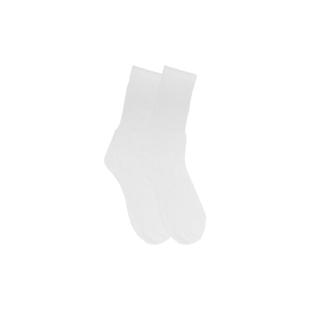 Men's Crew Socks - White Size 9-11 3