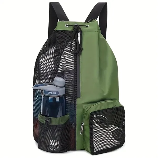 Backpack with Wet Pocket Drawstring for Work, School and Travel 3