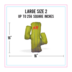 Large Size 2 Full Color Life-Like Pillow (Up to 256 square inches)