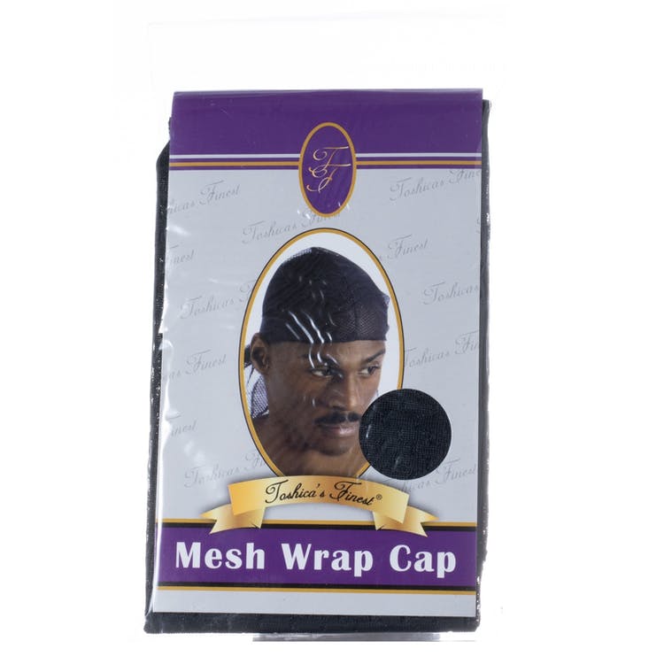 Mesh Wrap Caps - Black 3