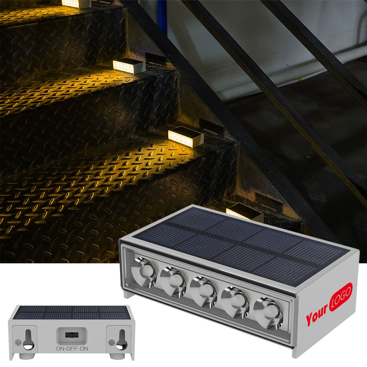 Solar Step Lights Waterproof Outdoor Stair Lights Deck 5