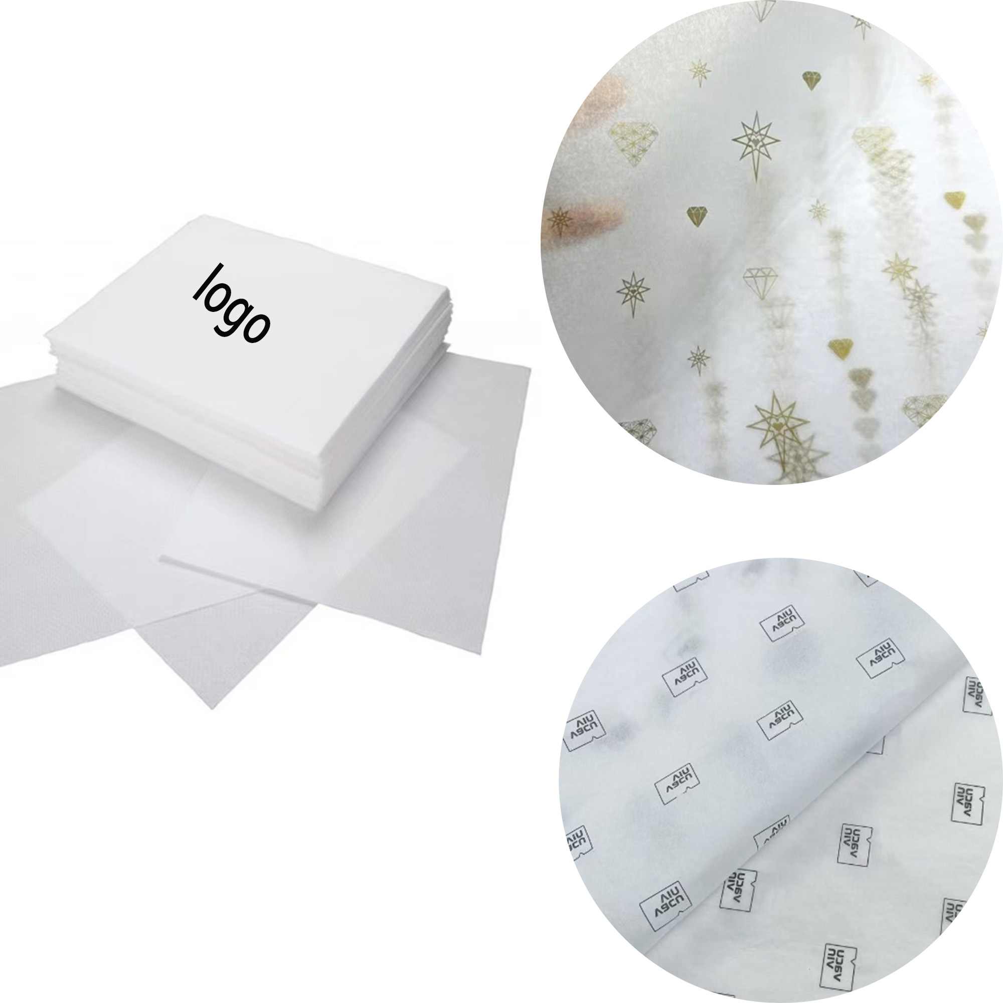 Custom Printed Tissue Paper for Wrapping 40Gsm