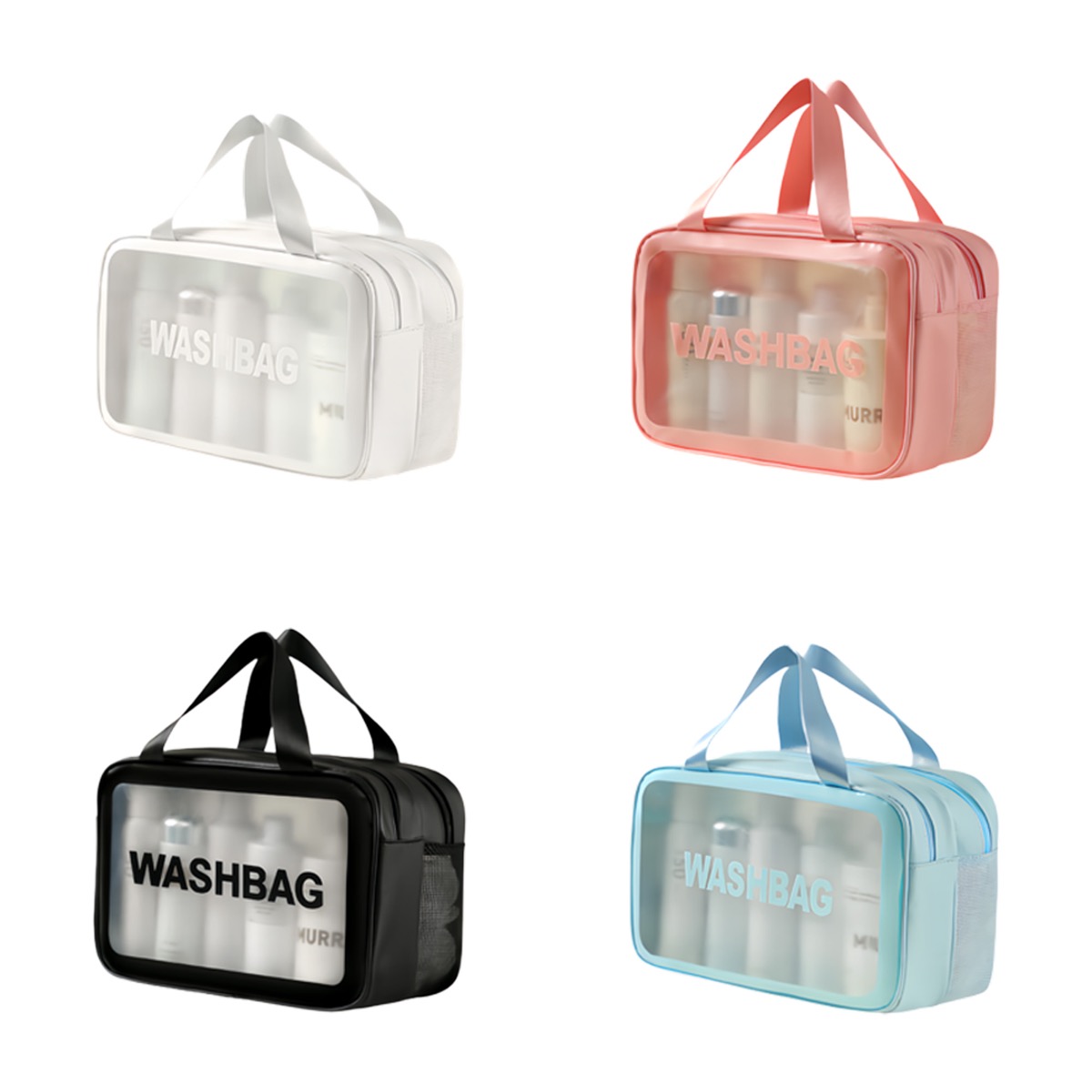 PVC Portable Wet And Dry Separation Toiletry Bag 5