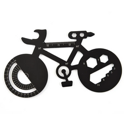 7-in-1 Multi Functional Bicycle Shaped Tool With Bottle Open