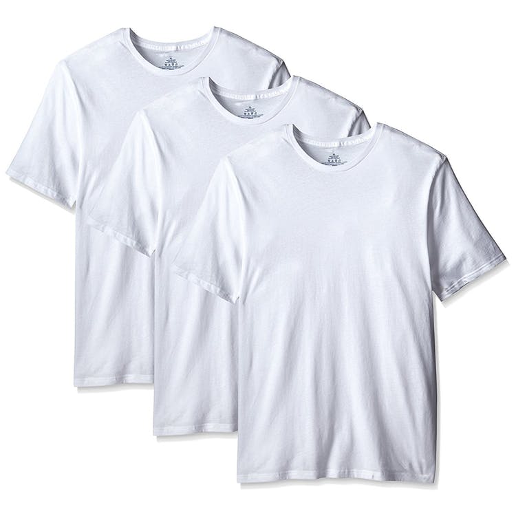 Boys' Crewneck Undershirts - White Medium 3 Pack 3