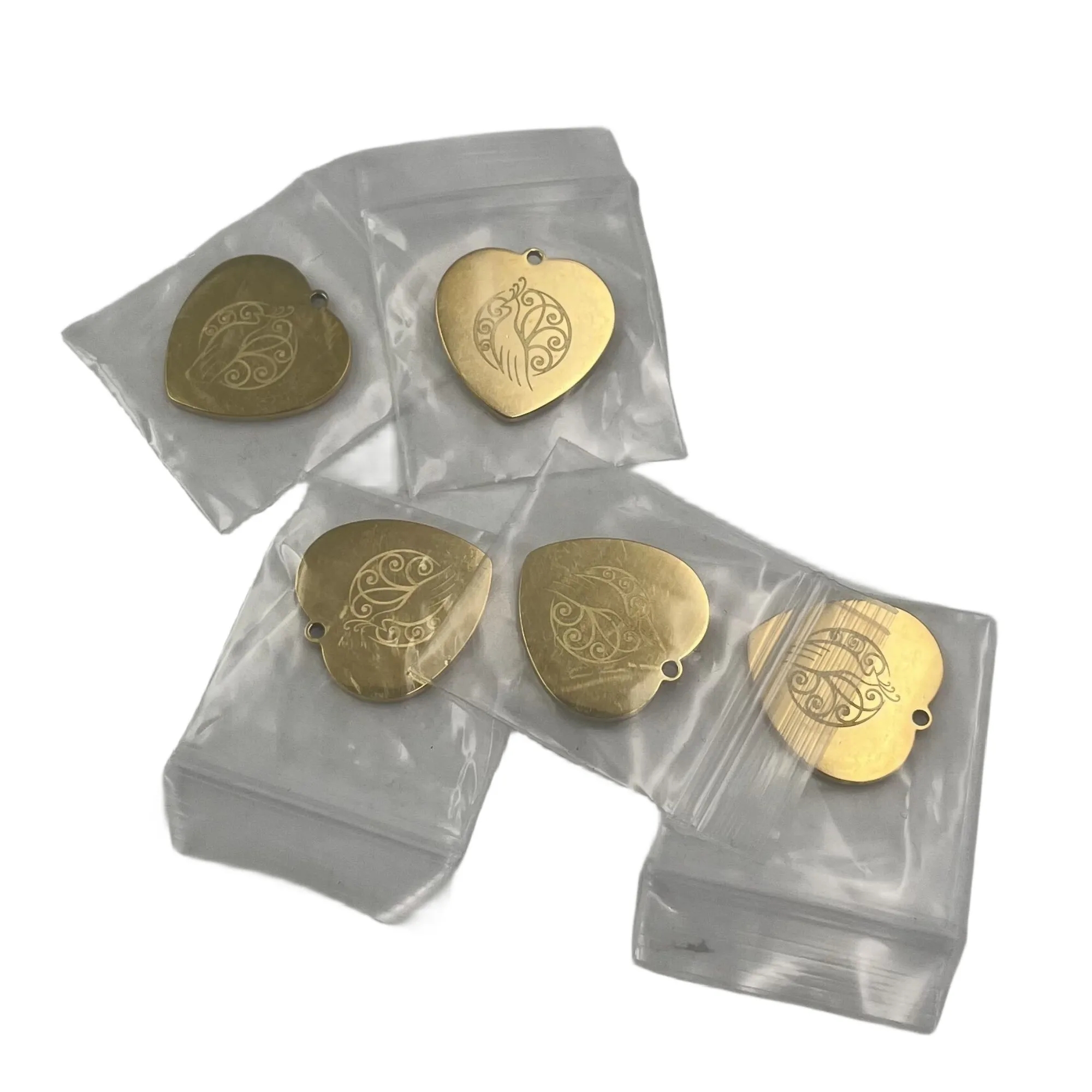 Gold Plated Pendant Jewelry For Men Women Stainless Steel 10