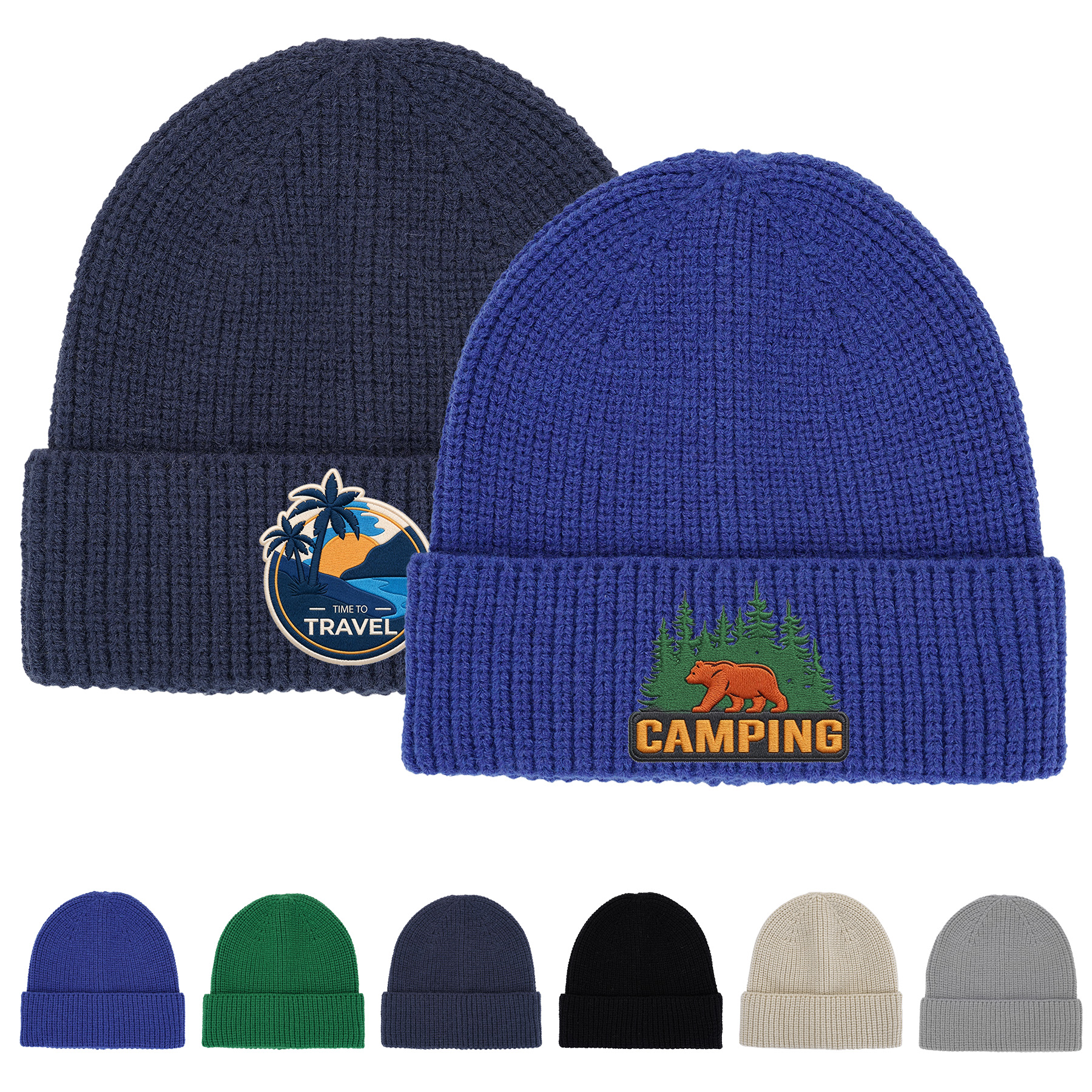 Cuffed Knitted Beanie