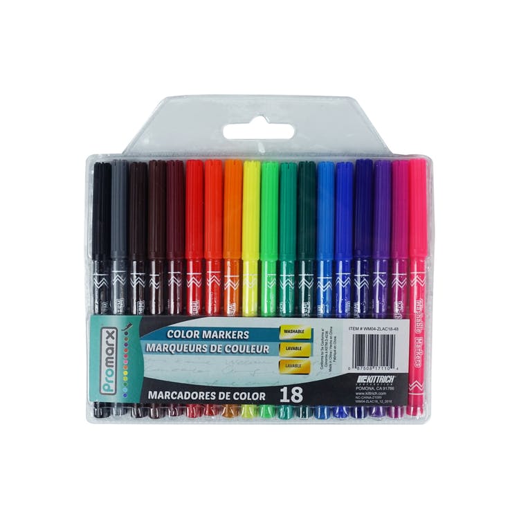 Washable Markers - 18 Pack Non-Toxic 3