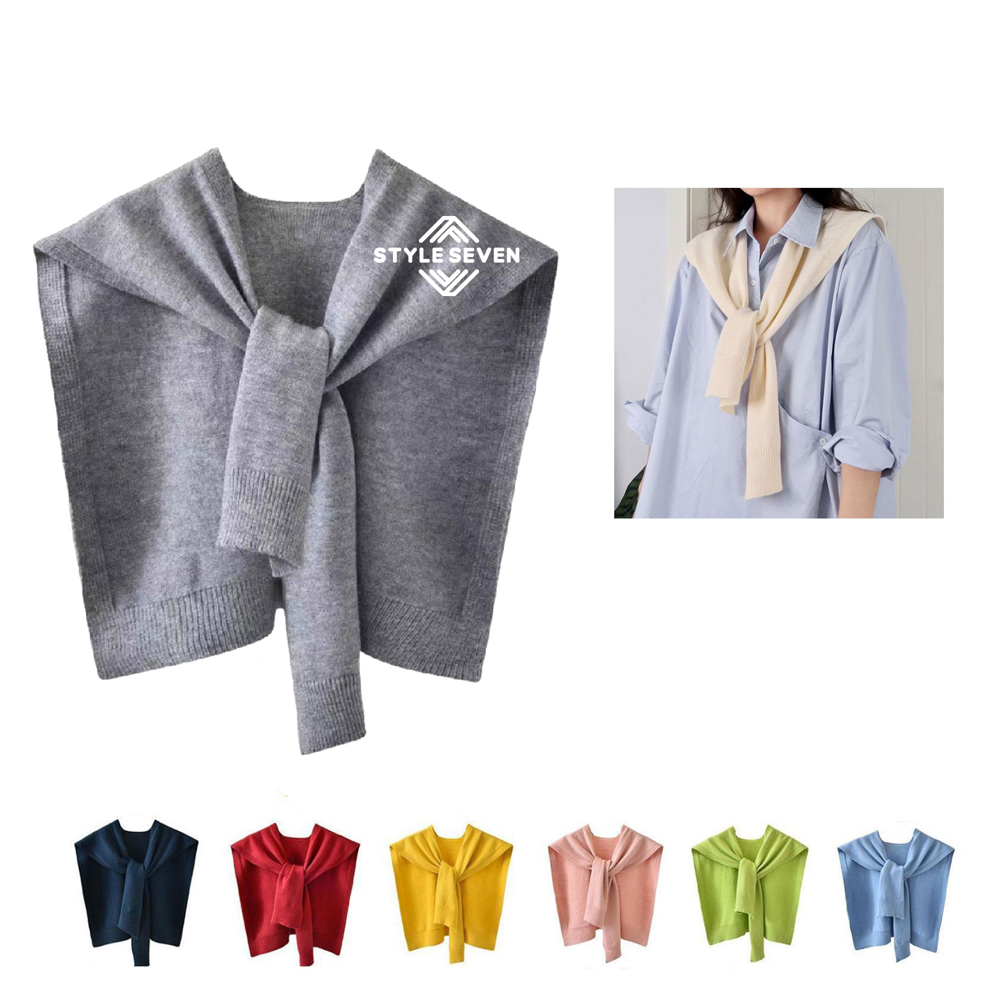 Fake Collar Shawl Scarf 2