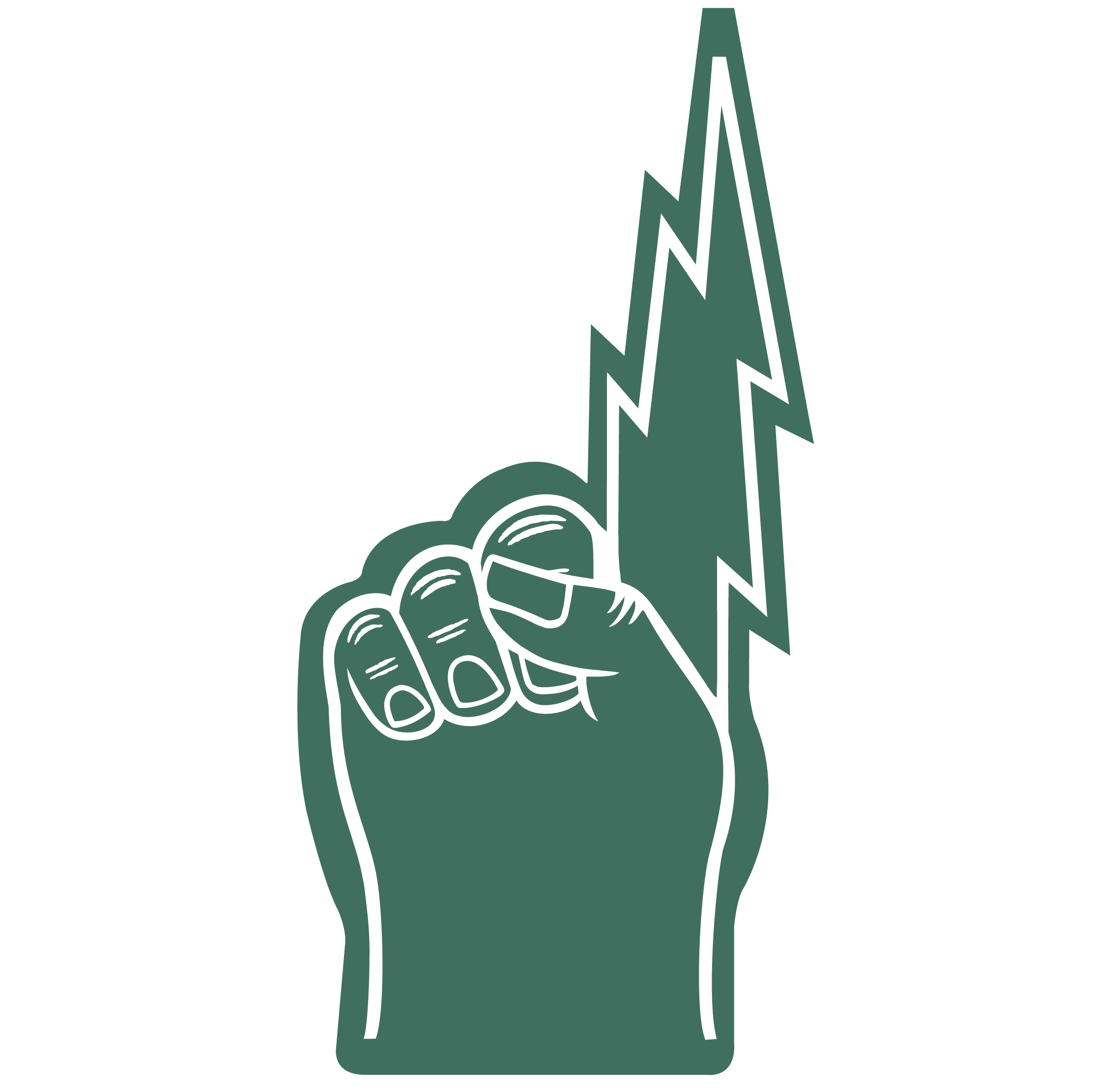18" Lightning Bolt Hand 42
