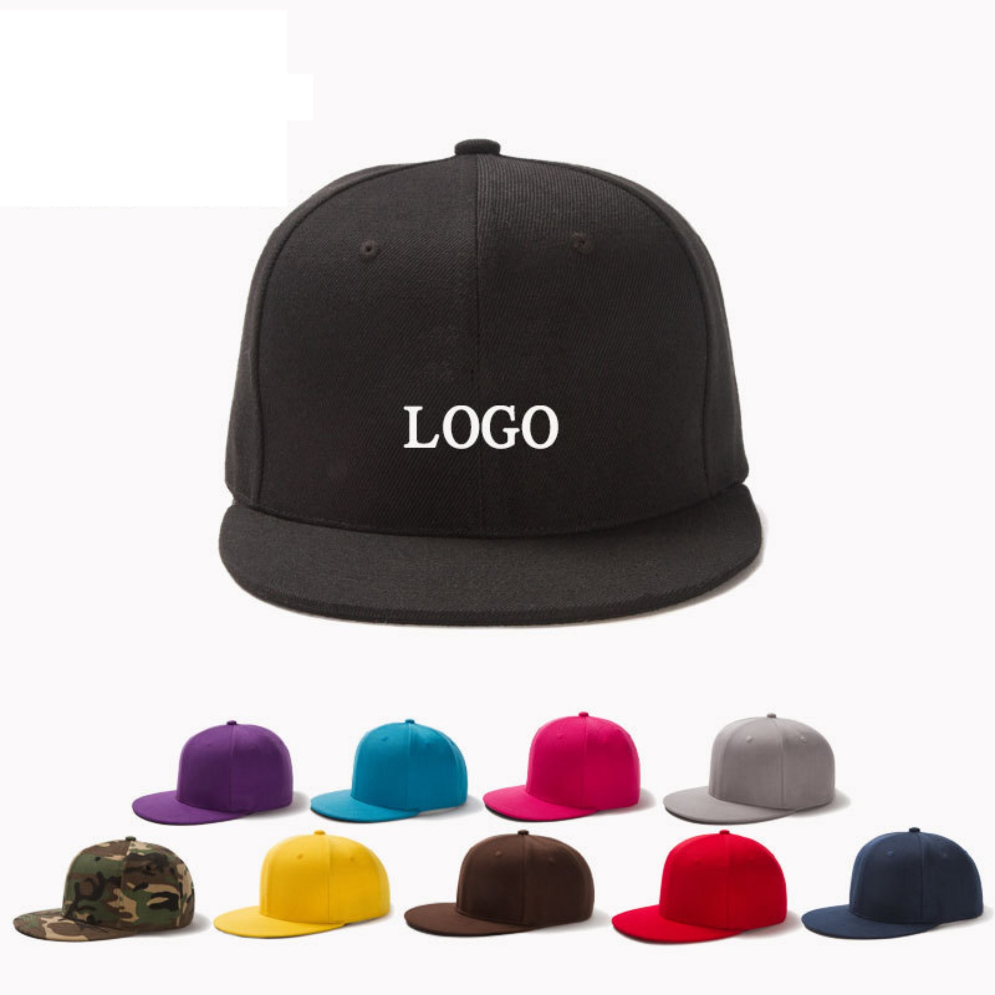 Embroidered Denim Adjustable Snapback