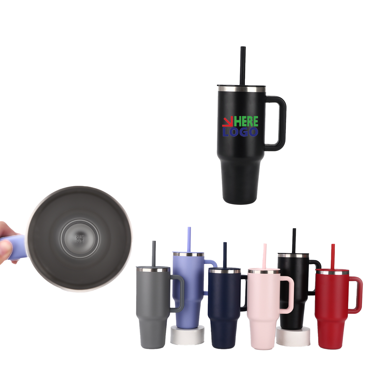 32oz Stainless Steel Straw Cup