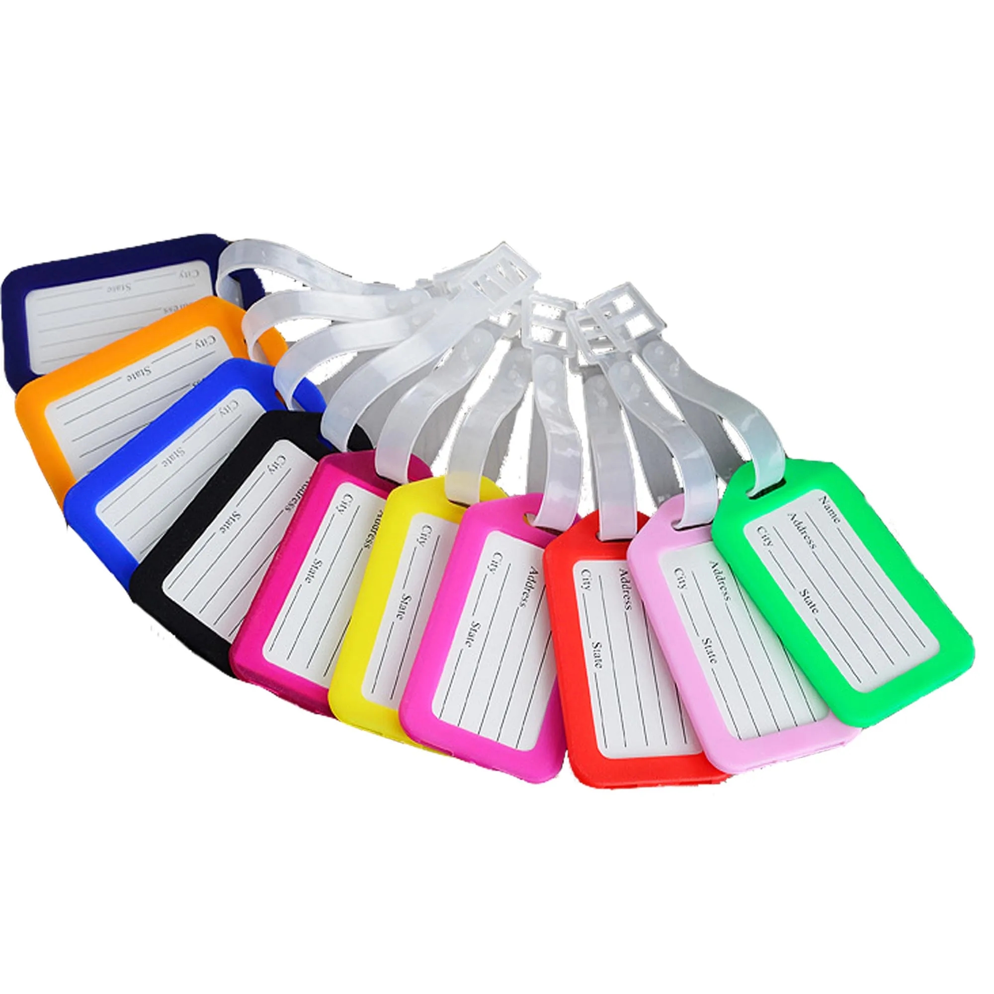 Plastic Luggage Tag Holder With Hook MOQ100pcs 7