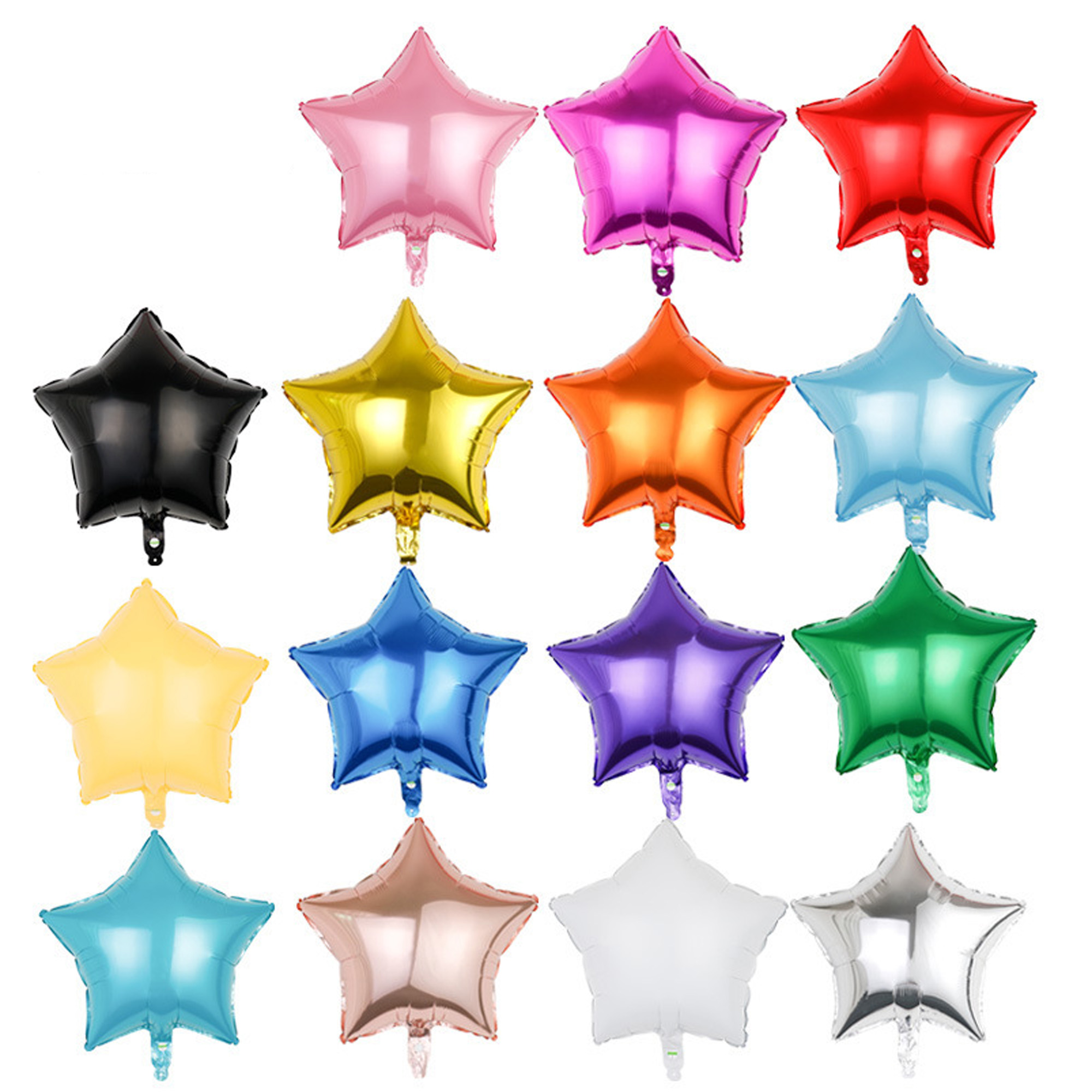 18" Star-Shaped Aluminum Film Balloon 2