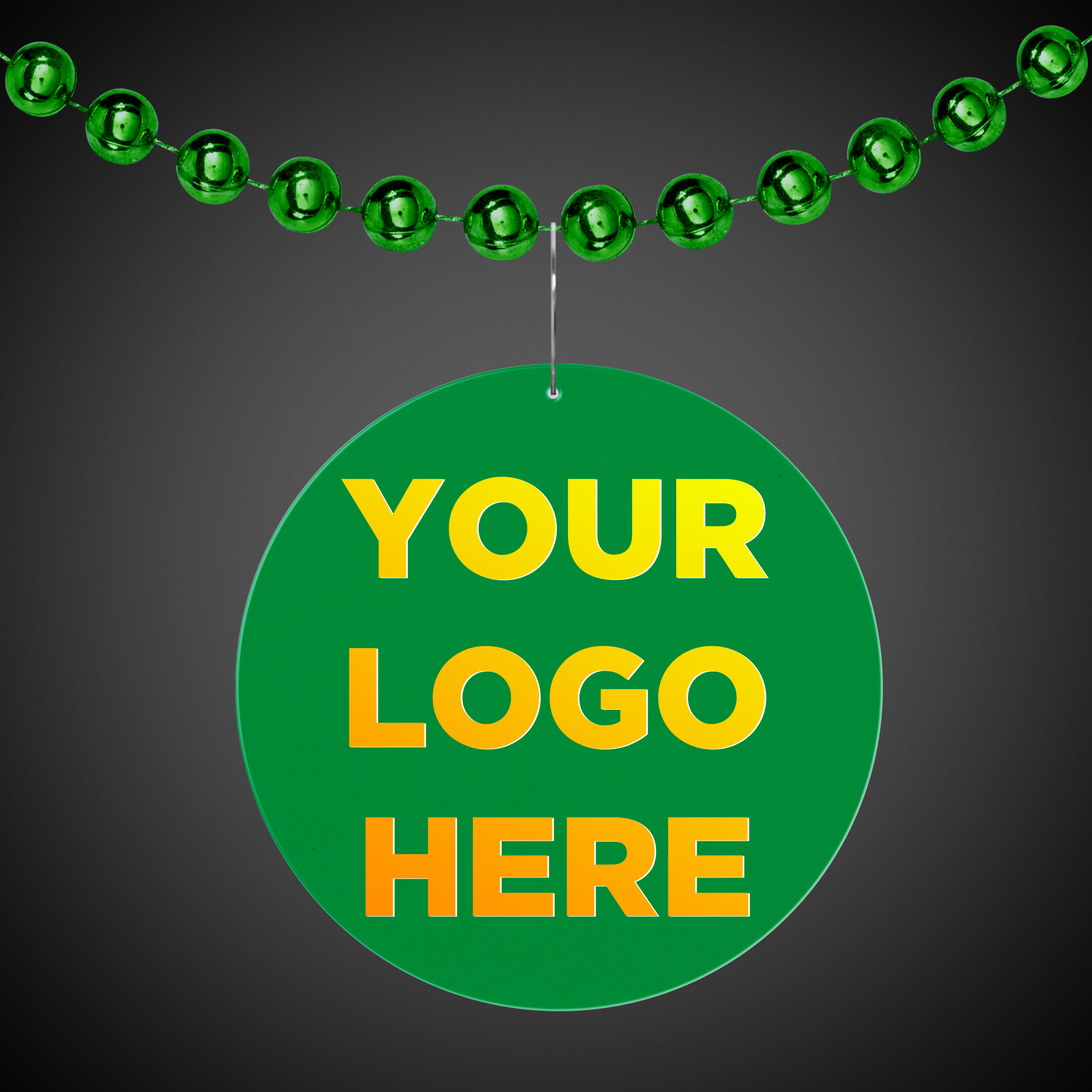 Green 2 1/2" Medallion Badge(Pad Print) 5