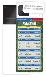 Pro Football Schedule Magnet - Peel and Stick Business Card (3.5x9)