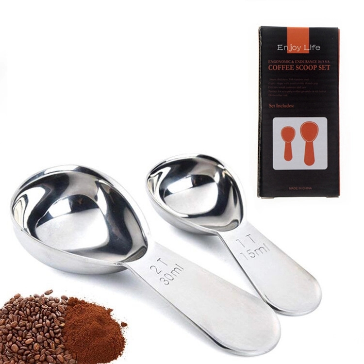 Stainless Steel Coffee Scoop Set