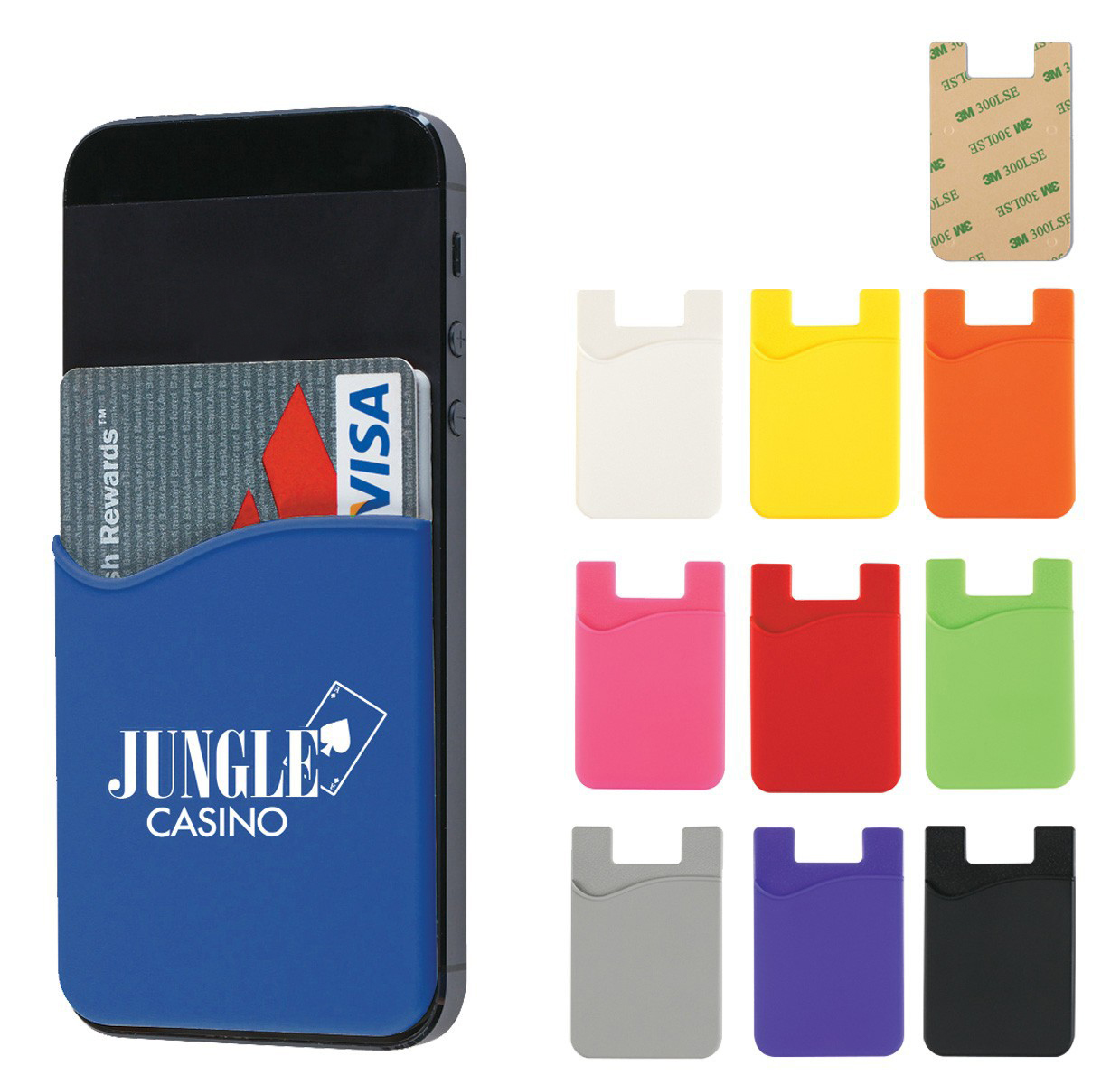 Custom Logo Silicone card holder