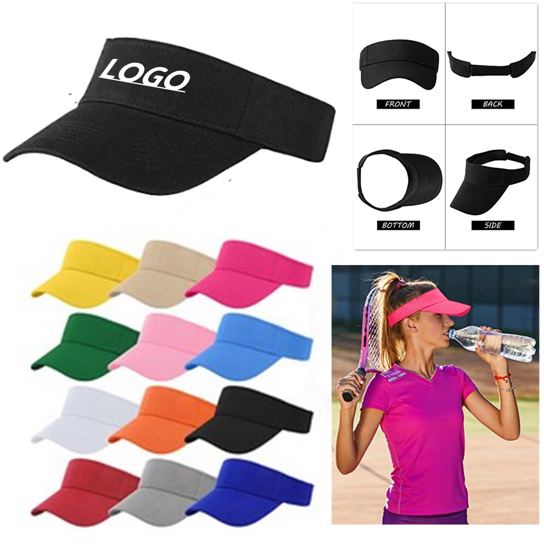 Cotton Sport Visor