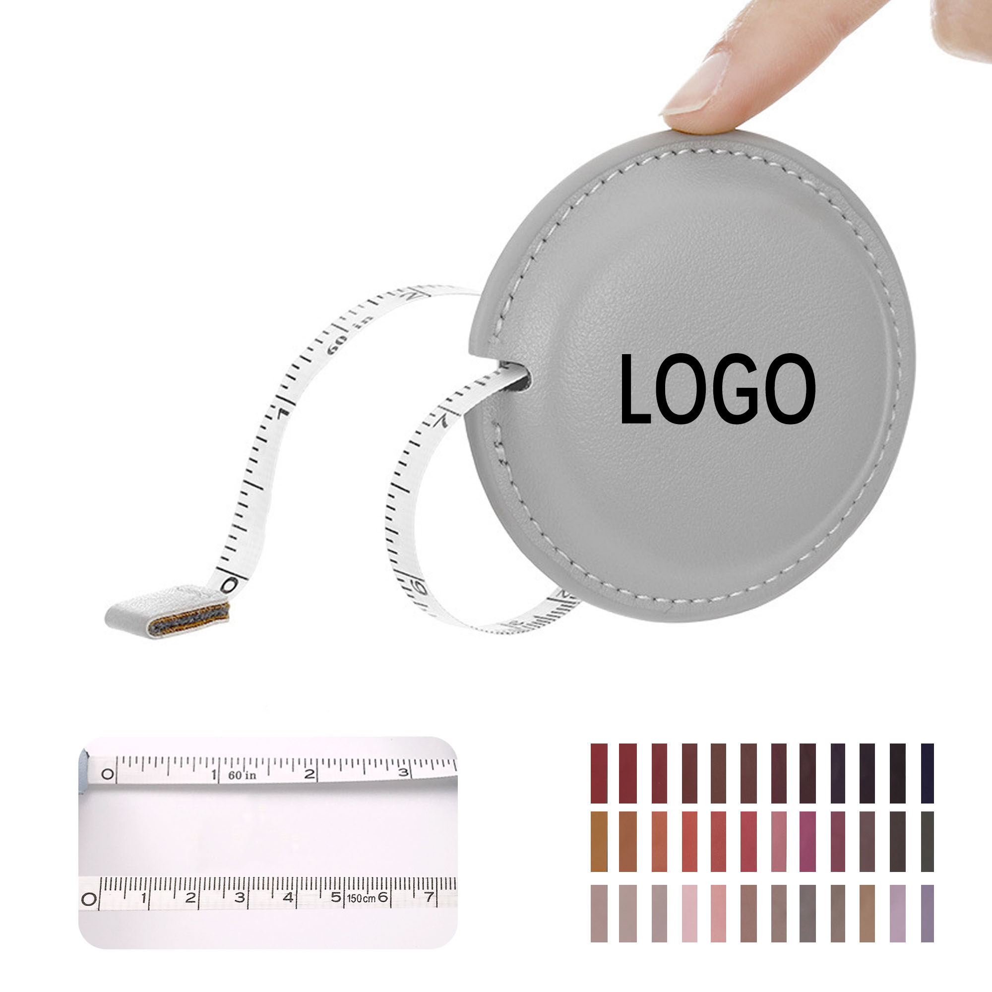 Mini PU Leather Tape Measure