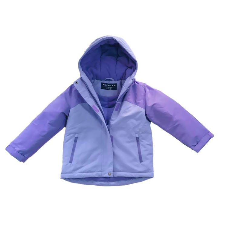 America's Suppliers Color Block Jackets Lilac 2T-5T 3