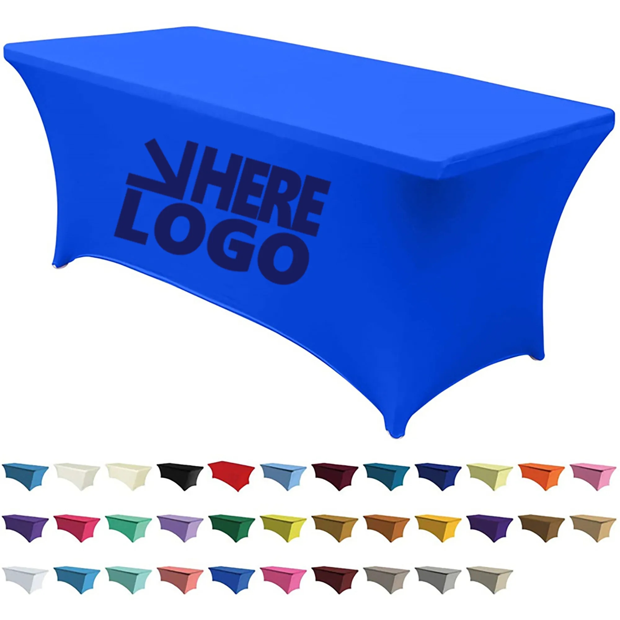 6FT Stretch Spandex Table Cover 6