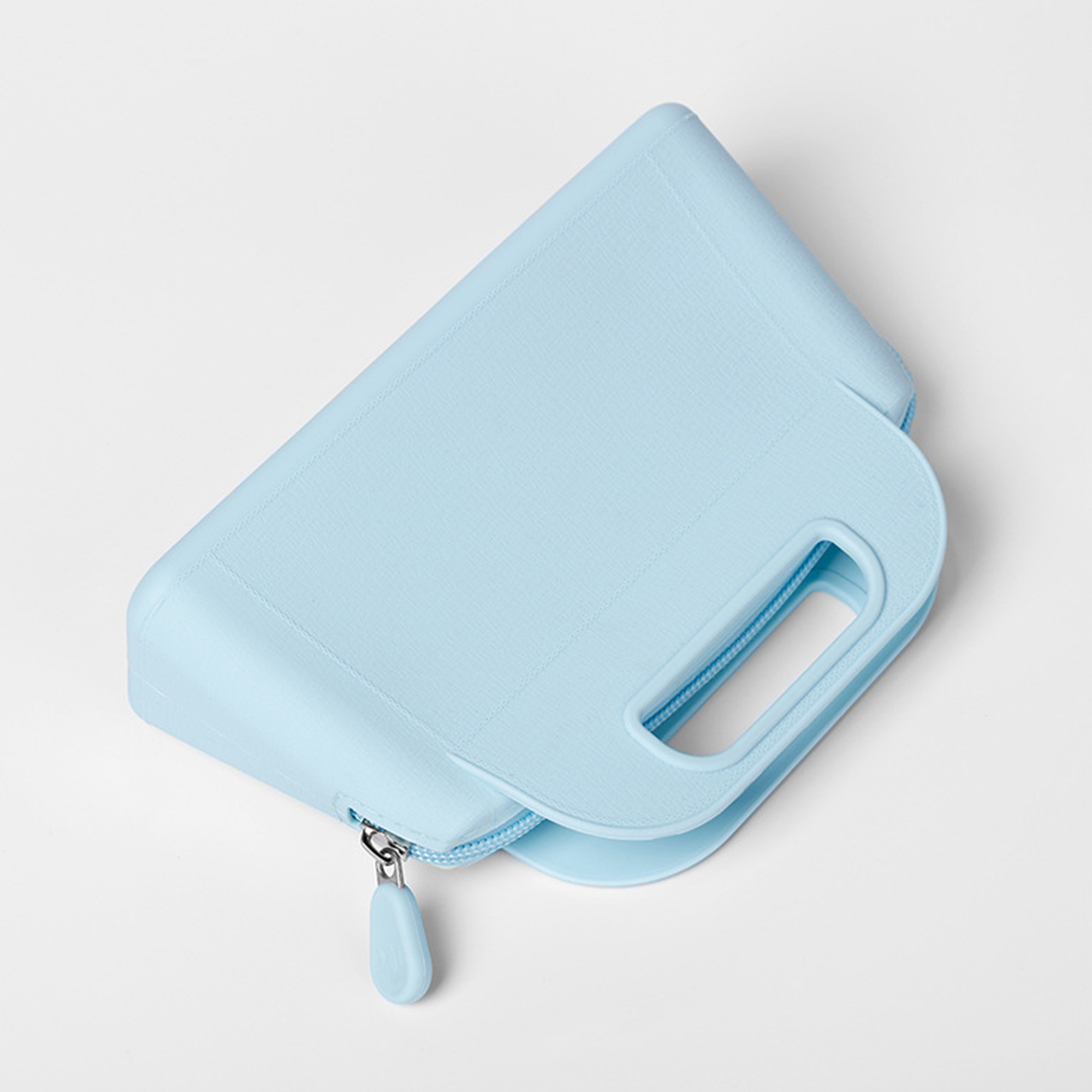 Silicone Travel Makeup Cosmetic Pouch With Handle MOQ20 8