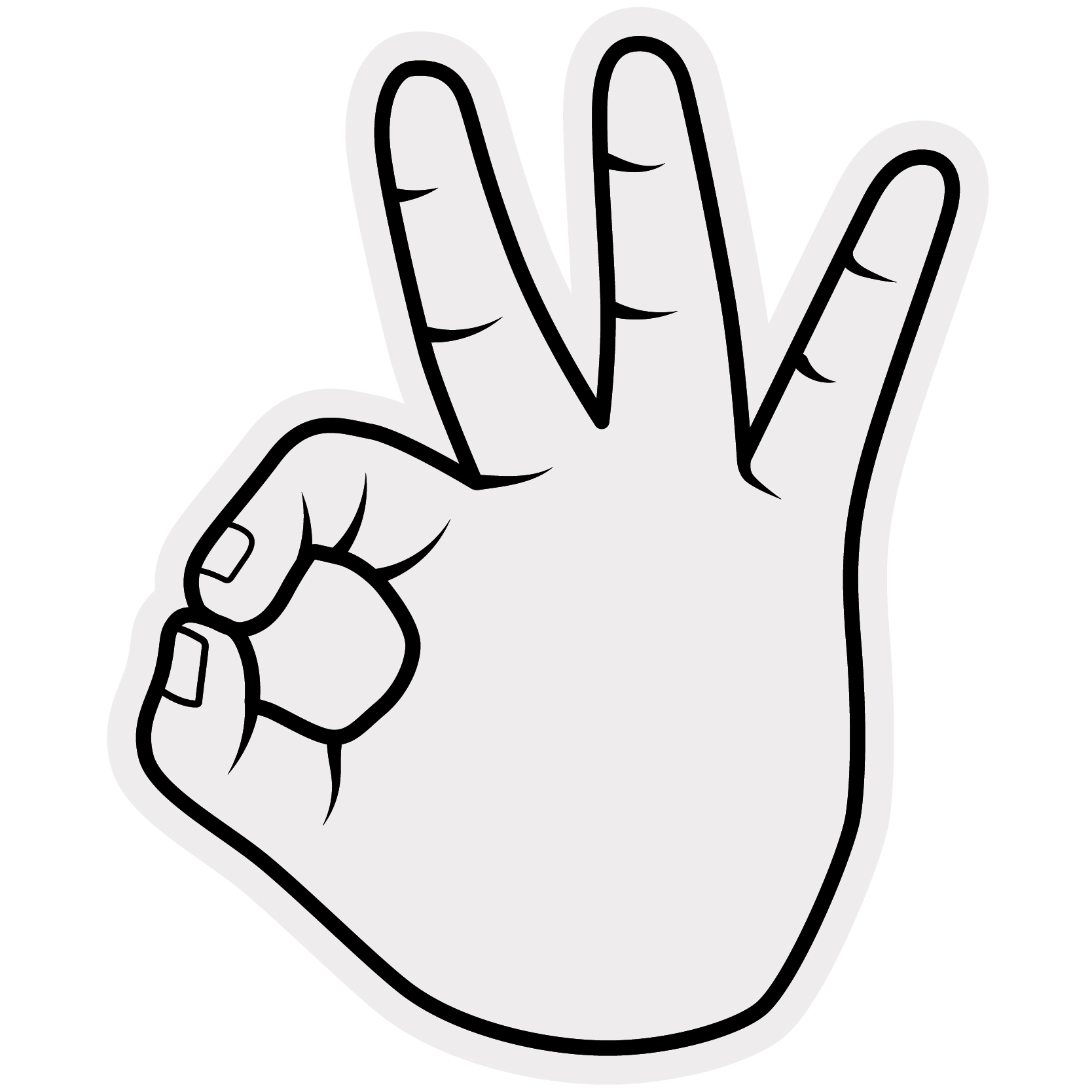 Basketball OK Hand 60