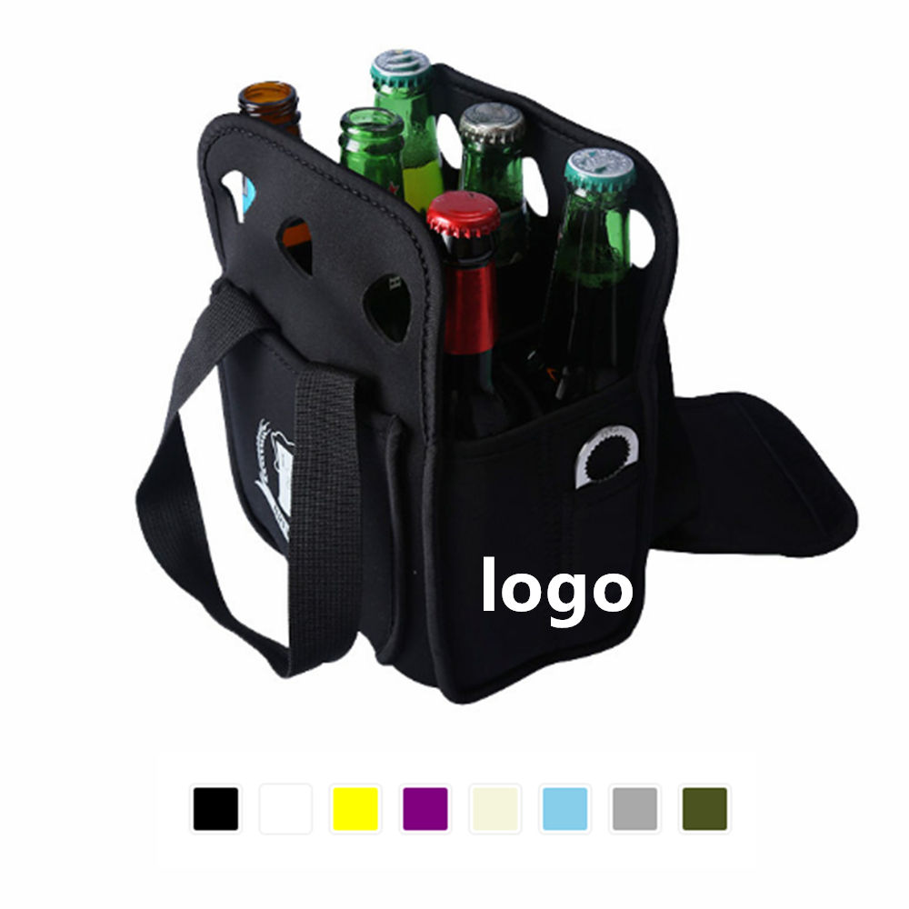 Neoprene 6-Pack Cooler Tote Bag