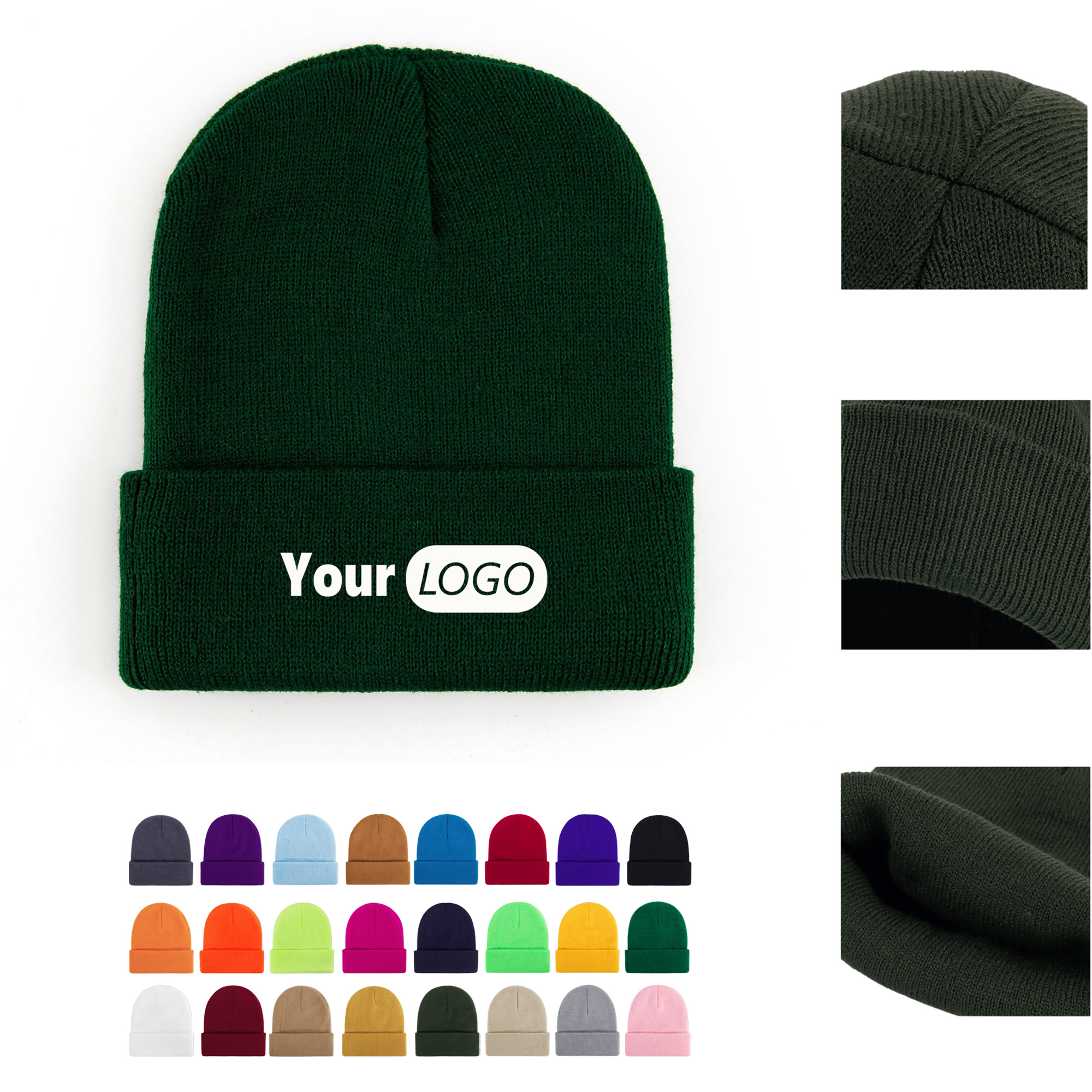 Unisex Cozy Knitted Beanie for Fall and Winter 5