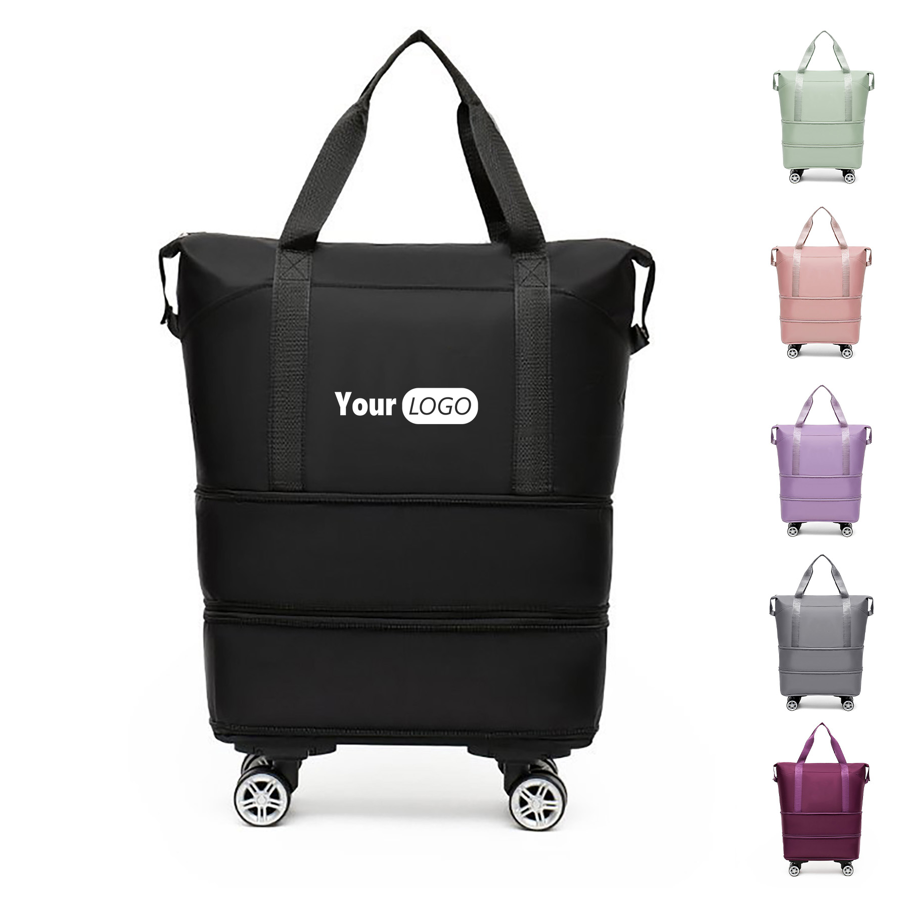 Oxford Cloth Belt Wheel Travel Storage Bag 3