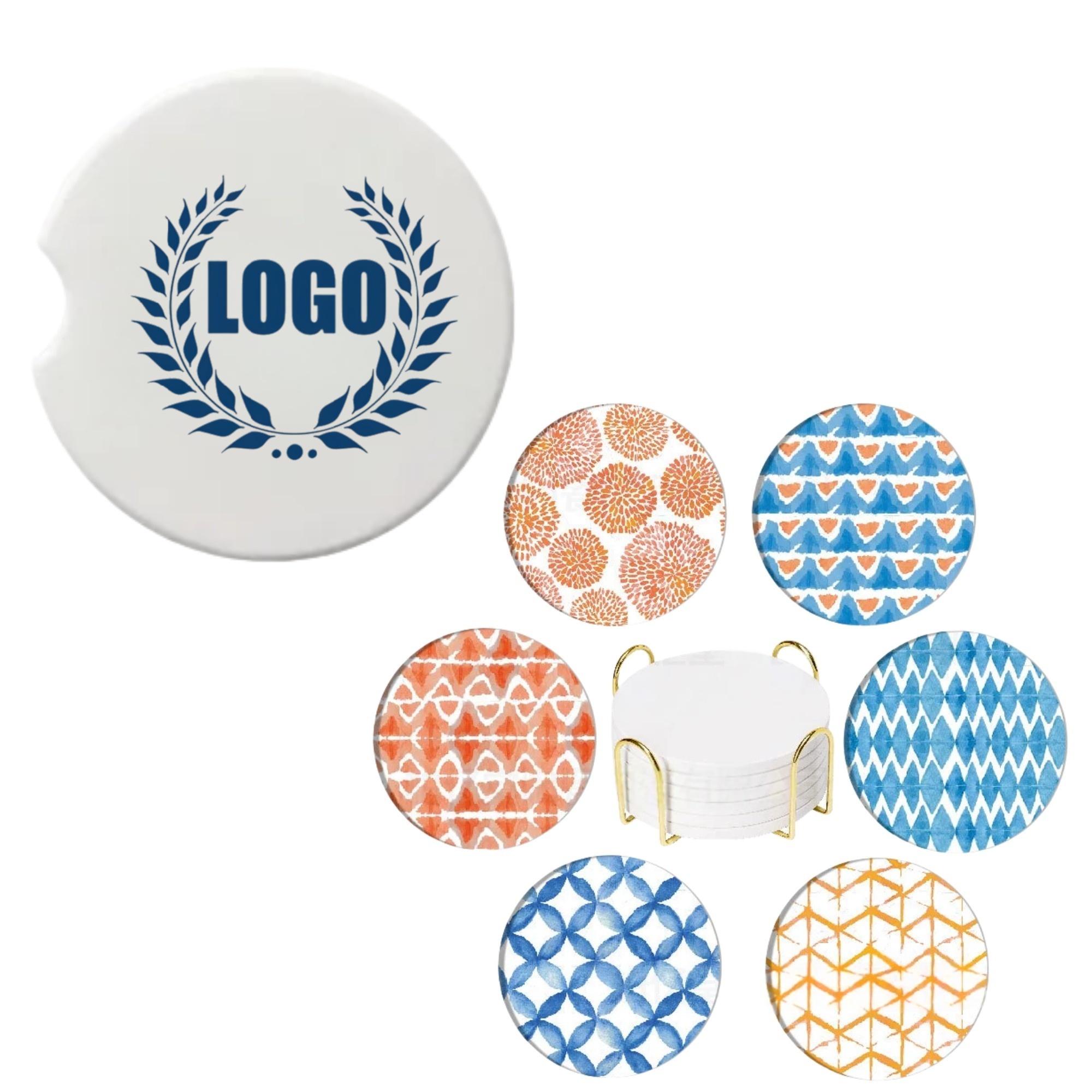 full Color Ceramic Drink Coaster