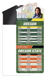 Magna-Card House Shape Magnet Football Schedules (3.5x9)