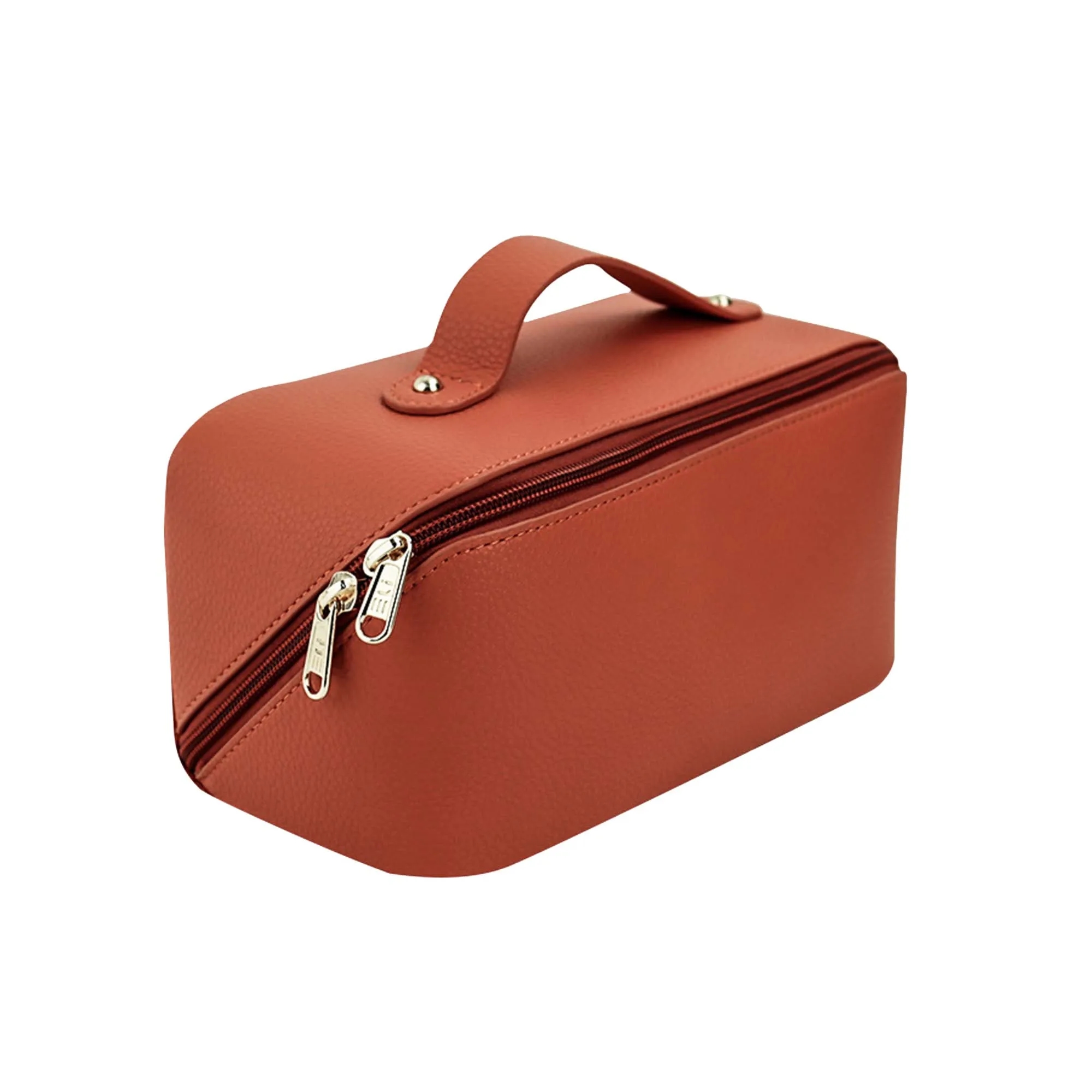 Large Capacity PU Leather Makeup Toiletry Bag 24