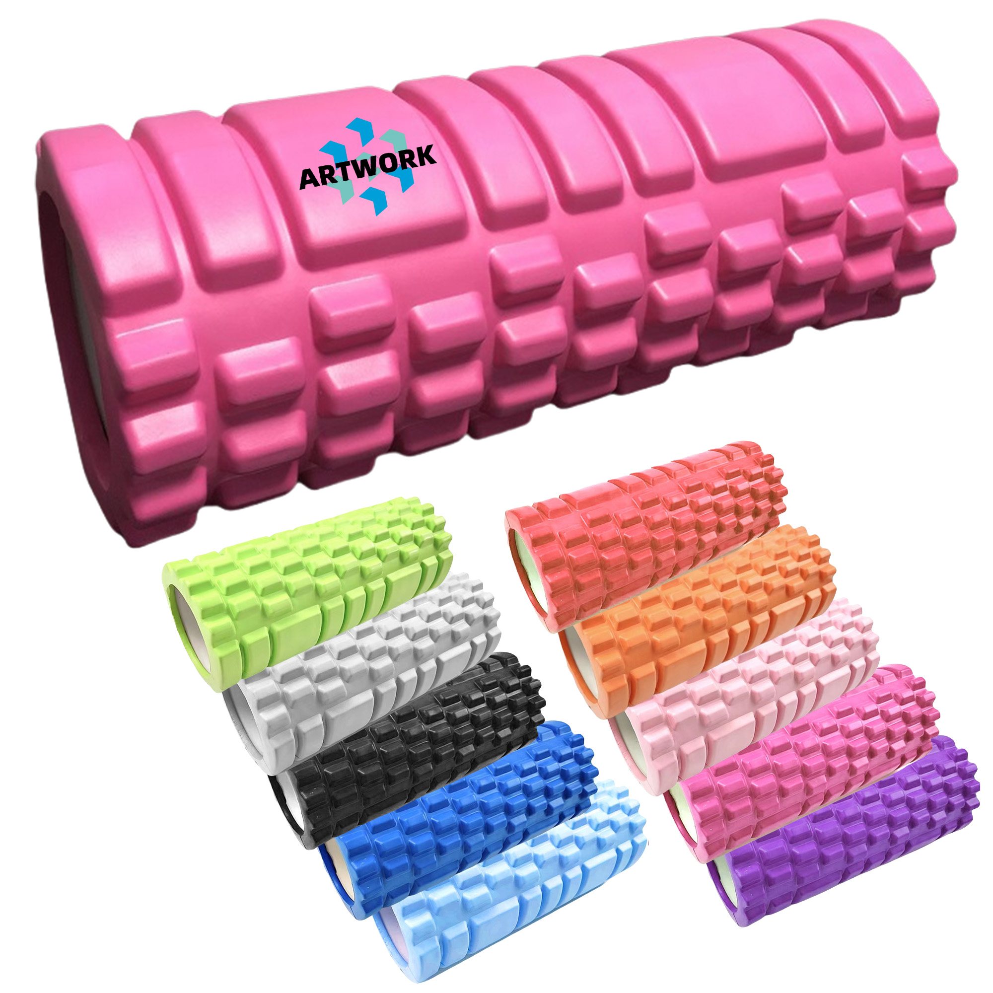 Foam High Density Muscle Massage Roller 12
