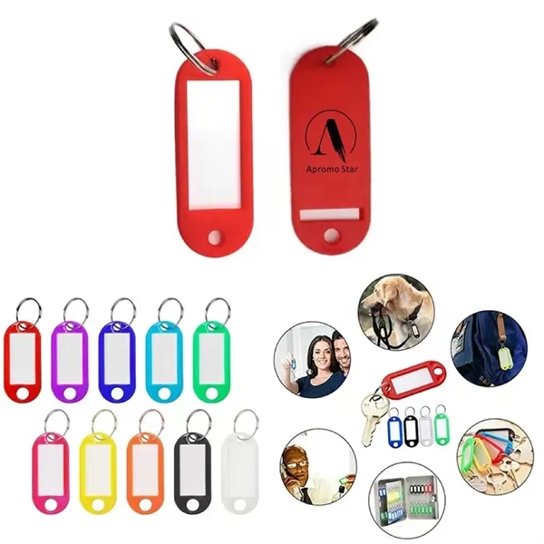 PP Writable Label With Keychain