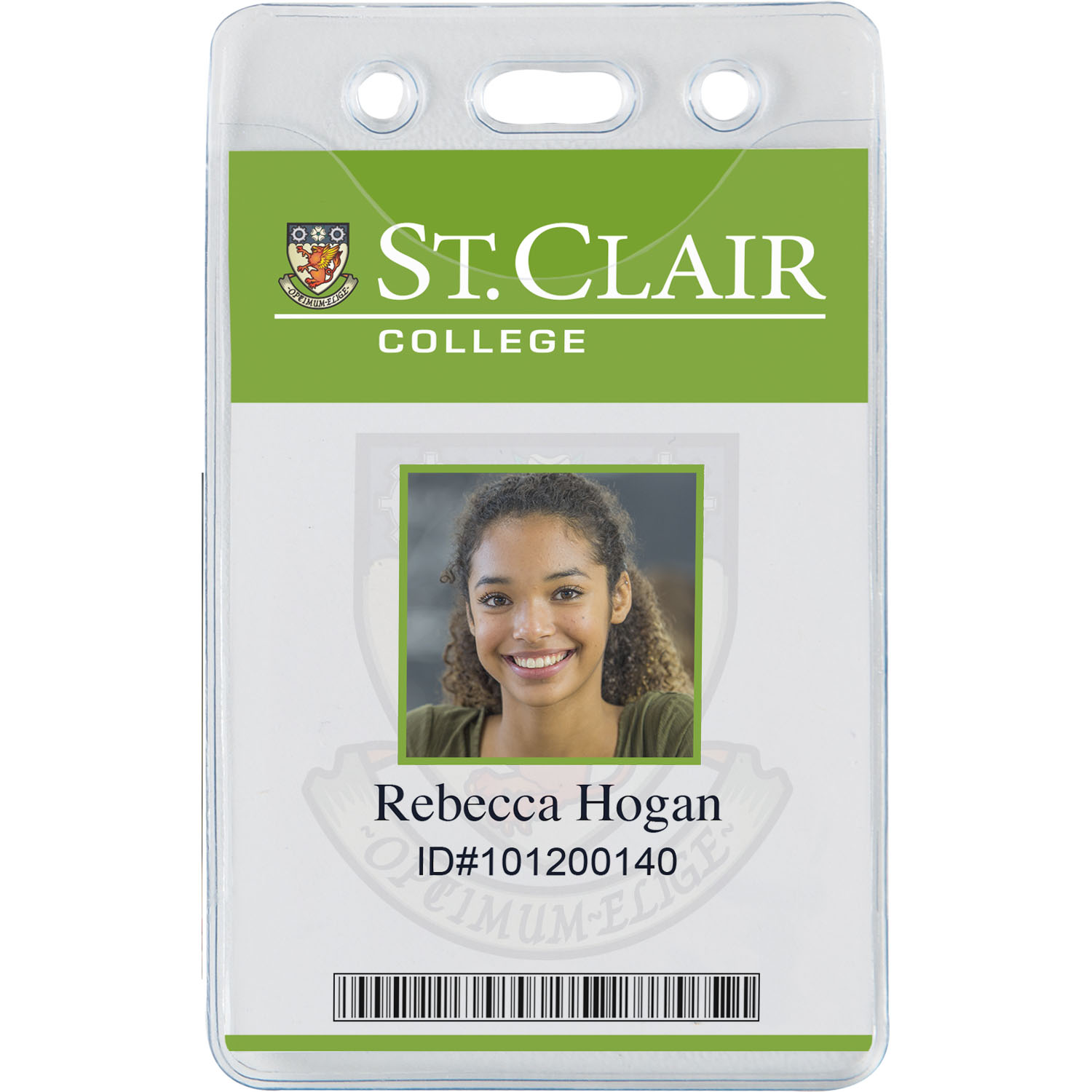 2-1/2" x 4" Vinyl Badge Pouch