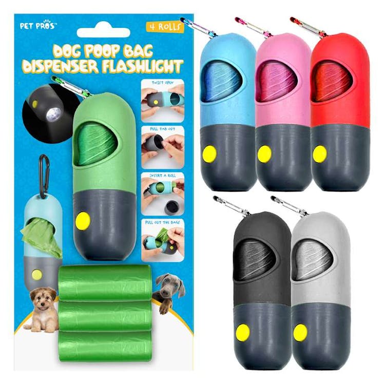 Waste Bag Dispenser with LED Light Assorted 3