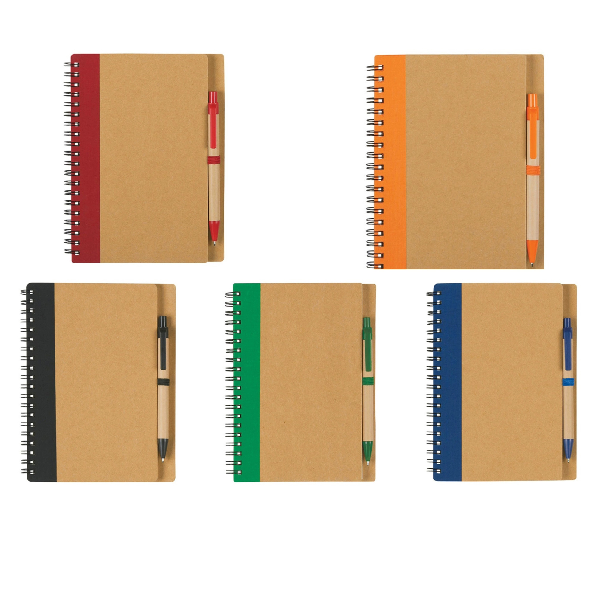 Kraft Paper Notebook With Pen 8