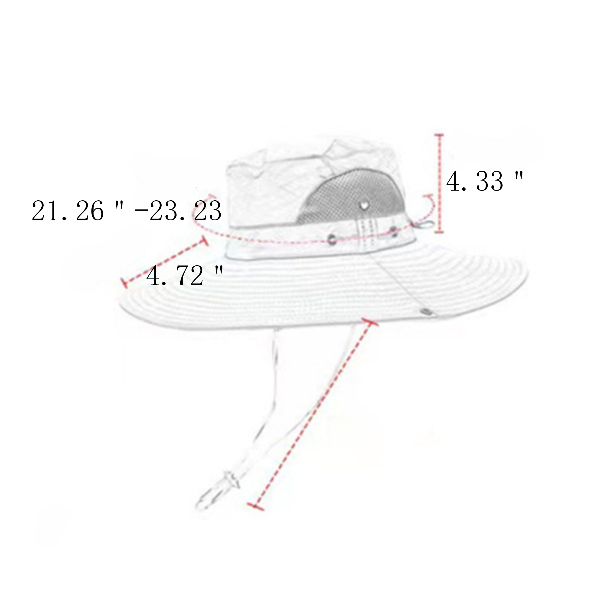 Durable Polyester Outdoor Sun Hat 14
