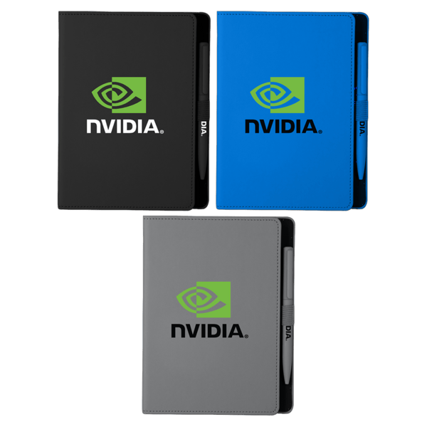 Soft Touch Notebook with Pen
