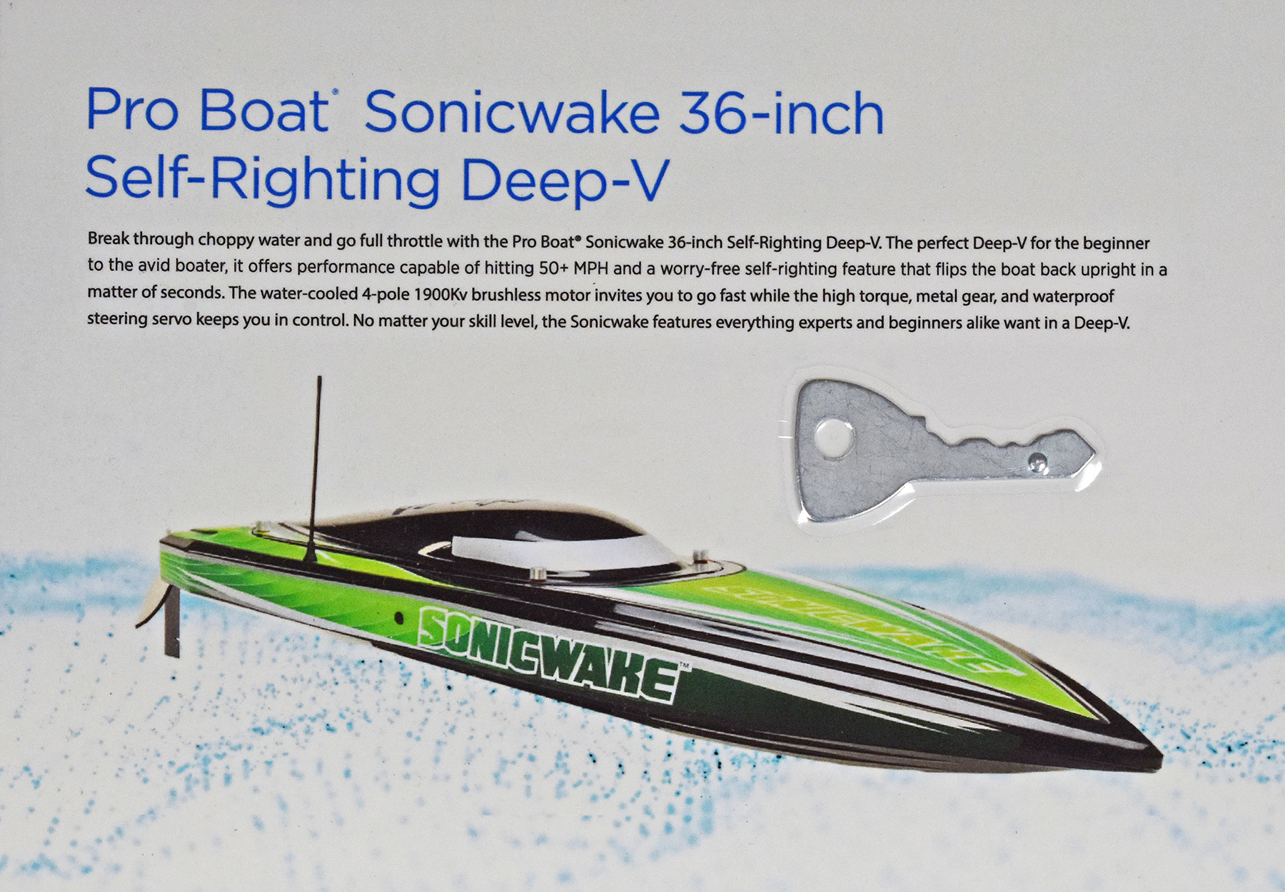 6 3/4" x 4 3/4" - Laminated Card with Key