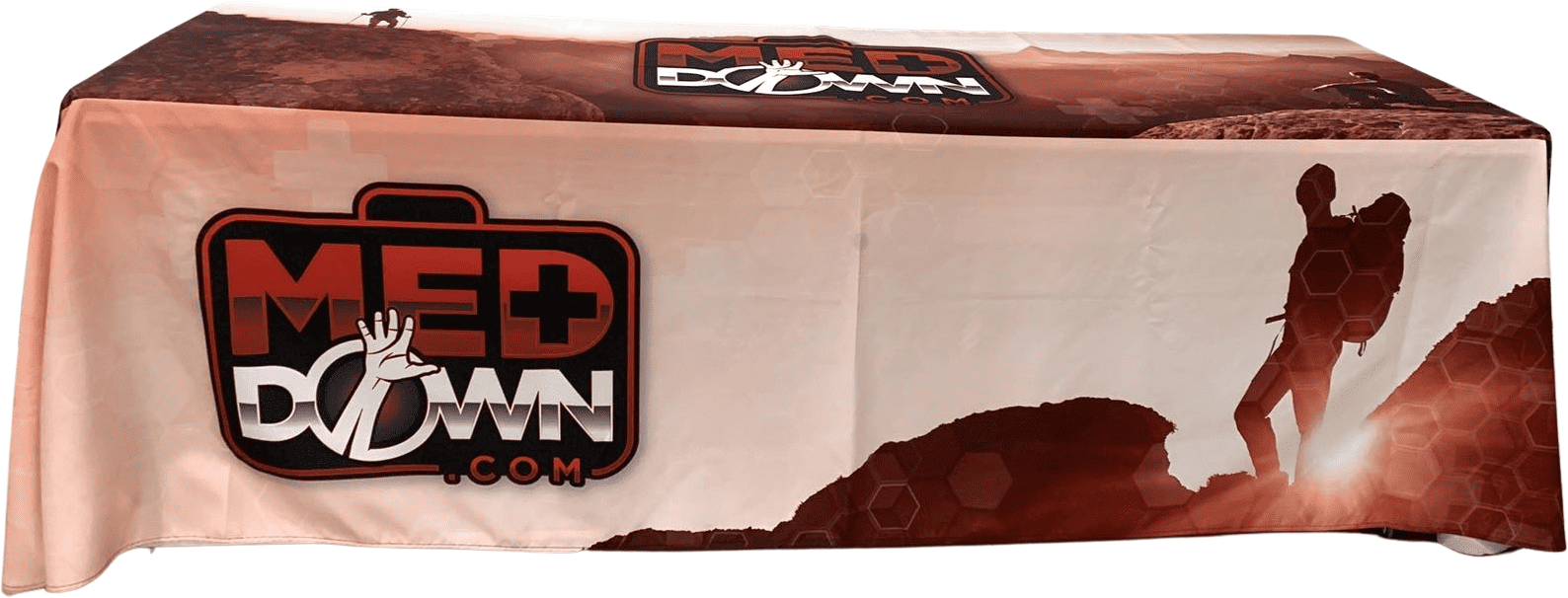 Table Cover 6' Table Throw - Polyester - Custom Printed 22