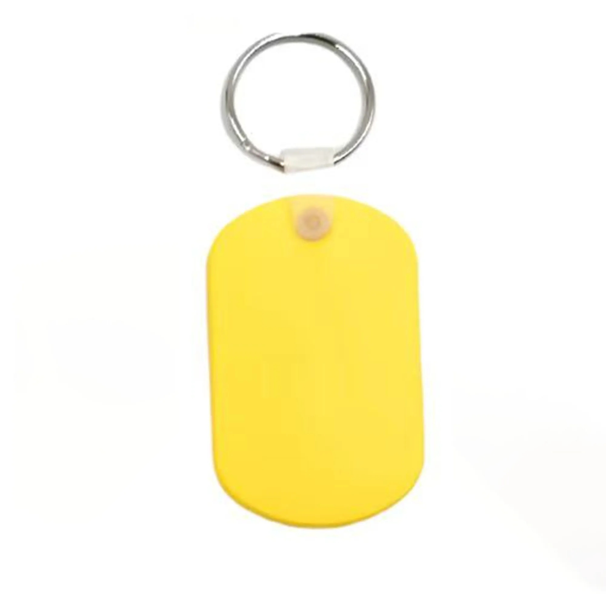 Keychain Soft Plastic Dog Pet Name Tag 12