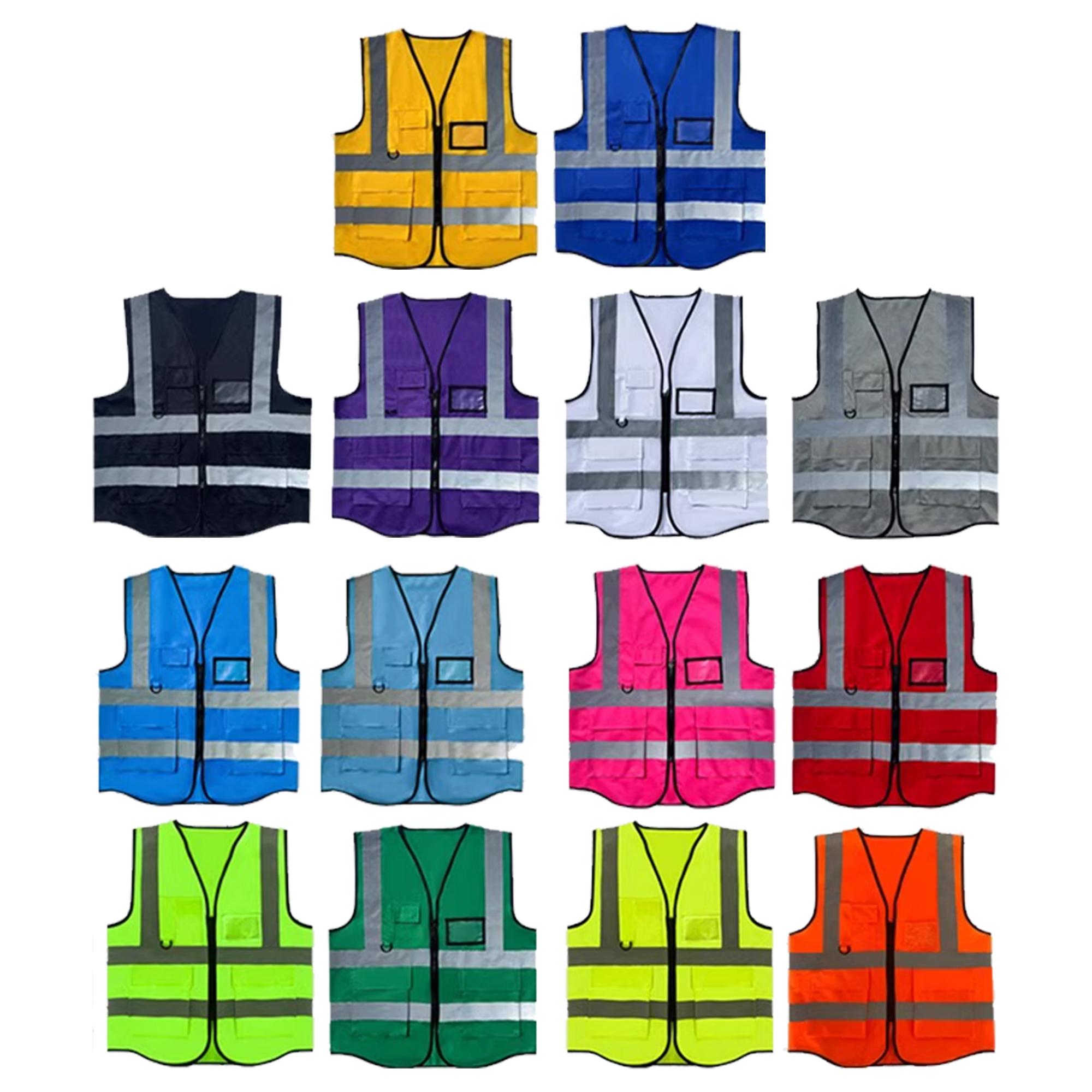 High Visibility Outdoor Reflective Safety Vest Workwear 6