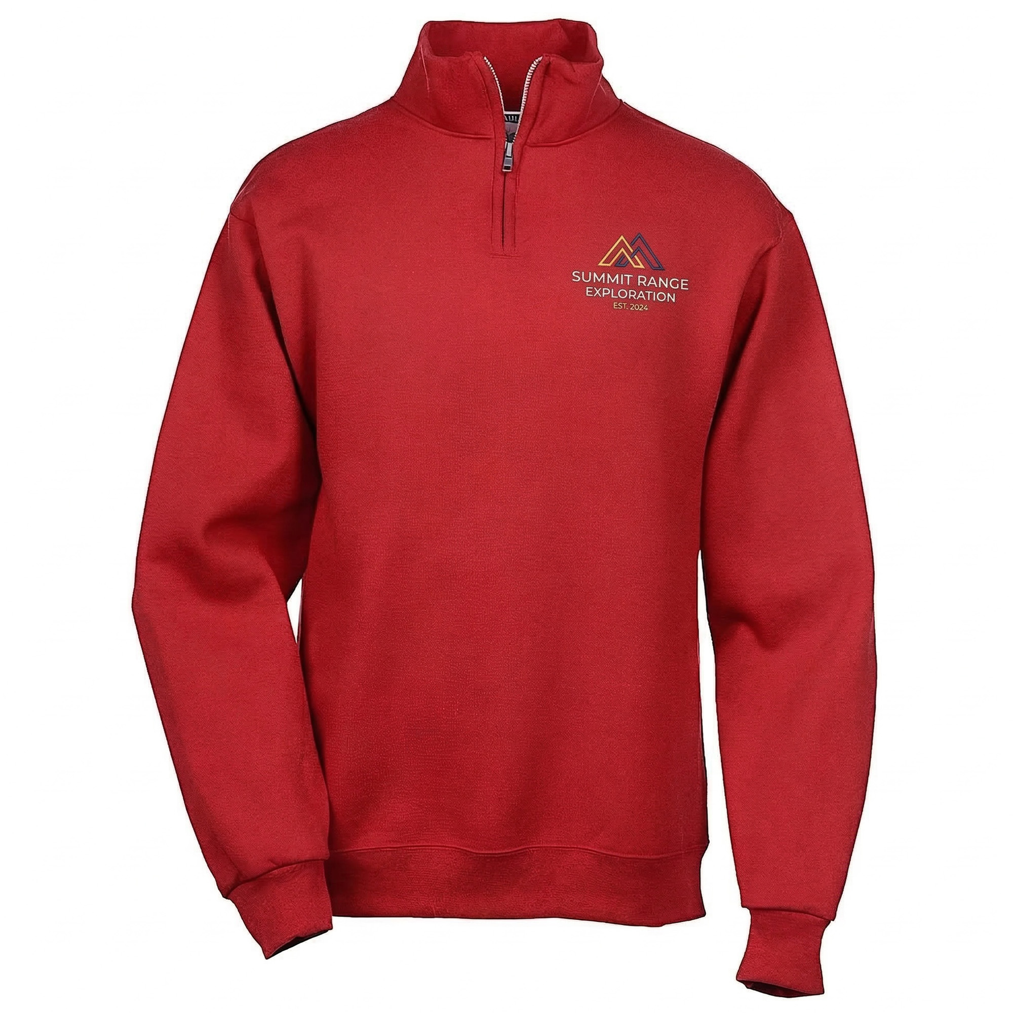 Quarter Zip Sweatshirts Custom Logo