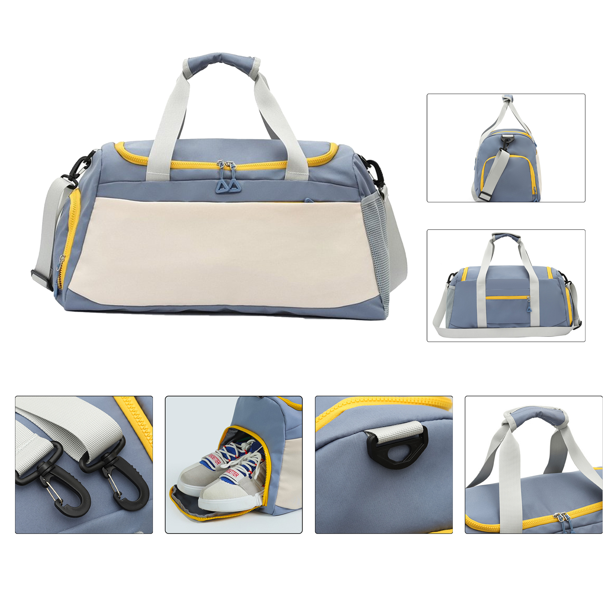 Travel Shoe Compartment Sports Gym Bag 1
