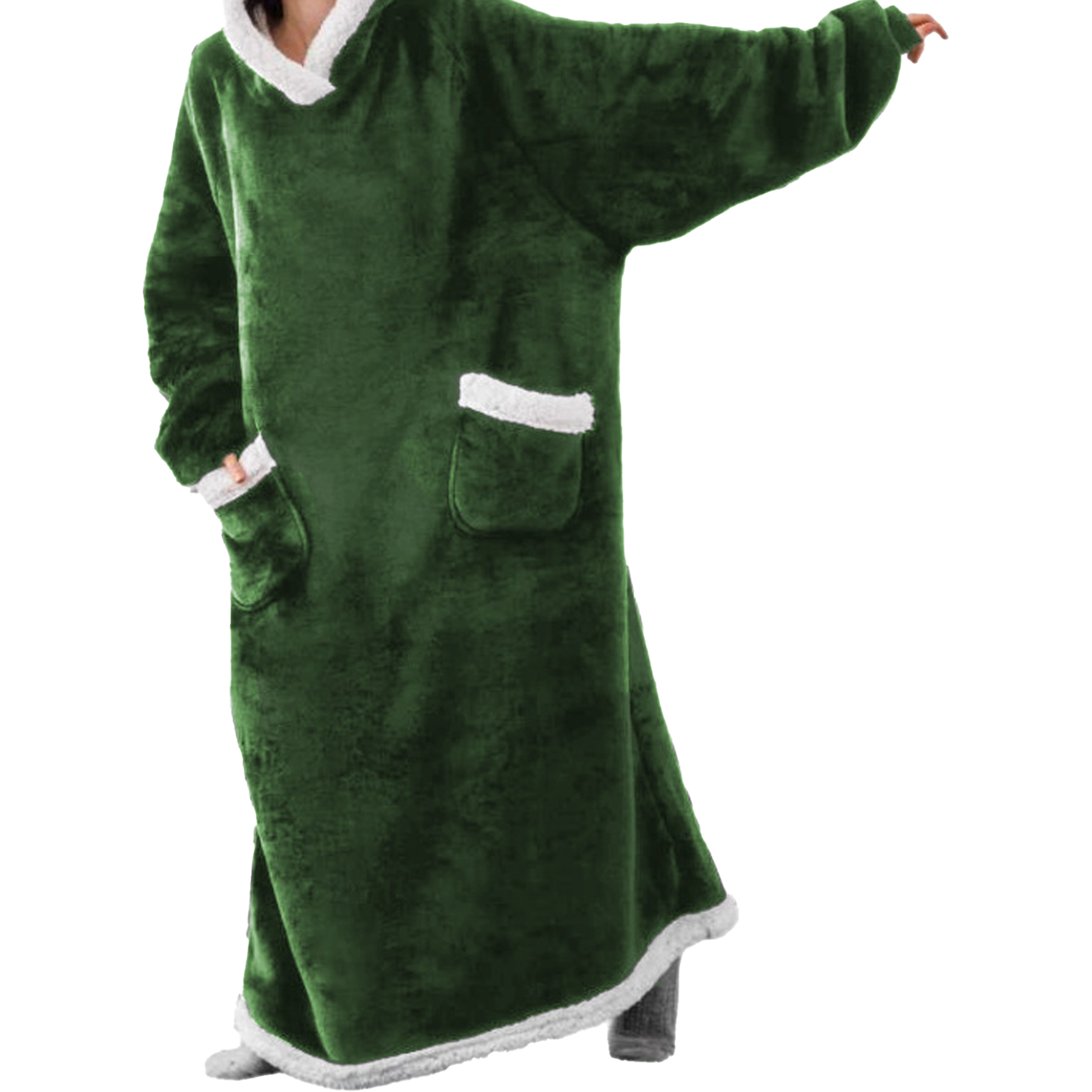 Polyester Winter Extended And Thickened Lazy Blanket 22
